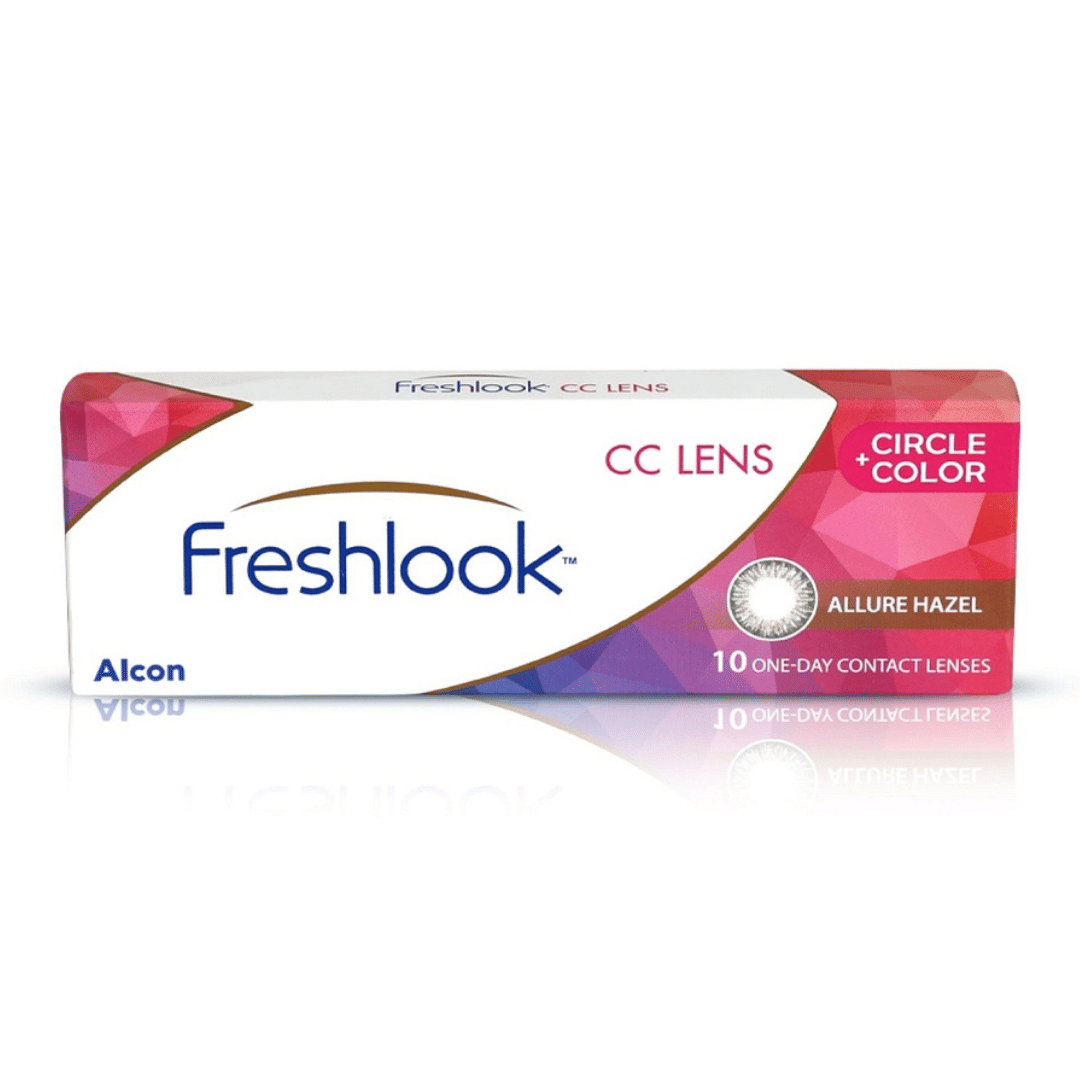 Fresh Look Dailies CC Lens Allure Hazel Contact Lens — view 1