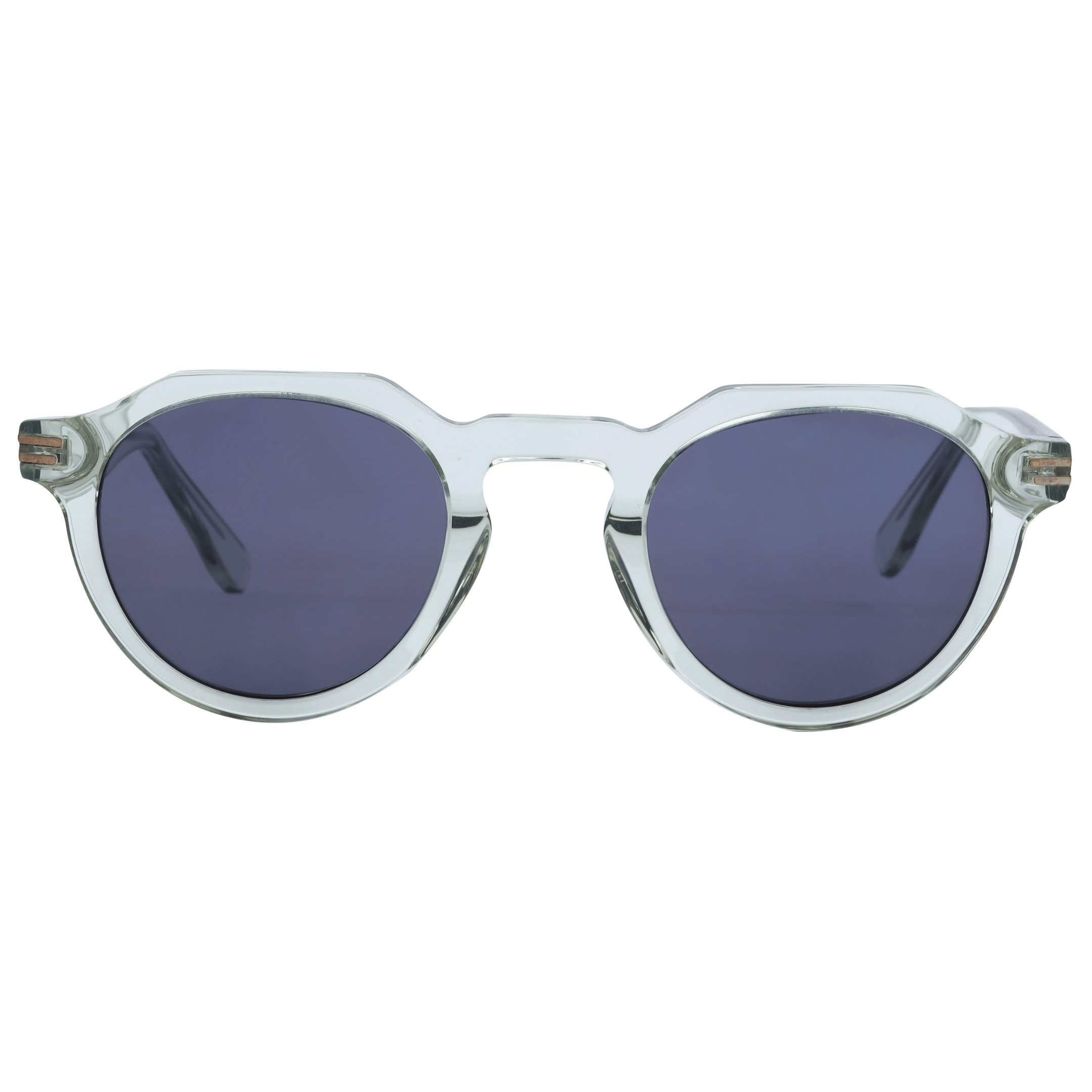 Lb Luxe WV257 Sunglass Transparent Green Unisex Full Shell — Transparent Green frame