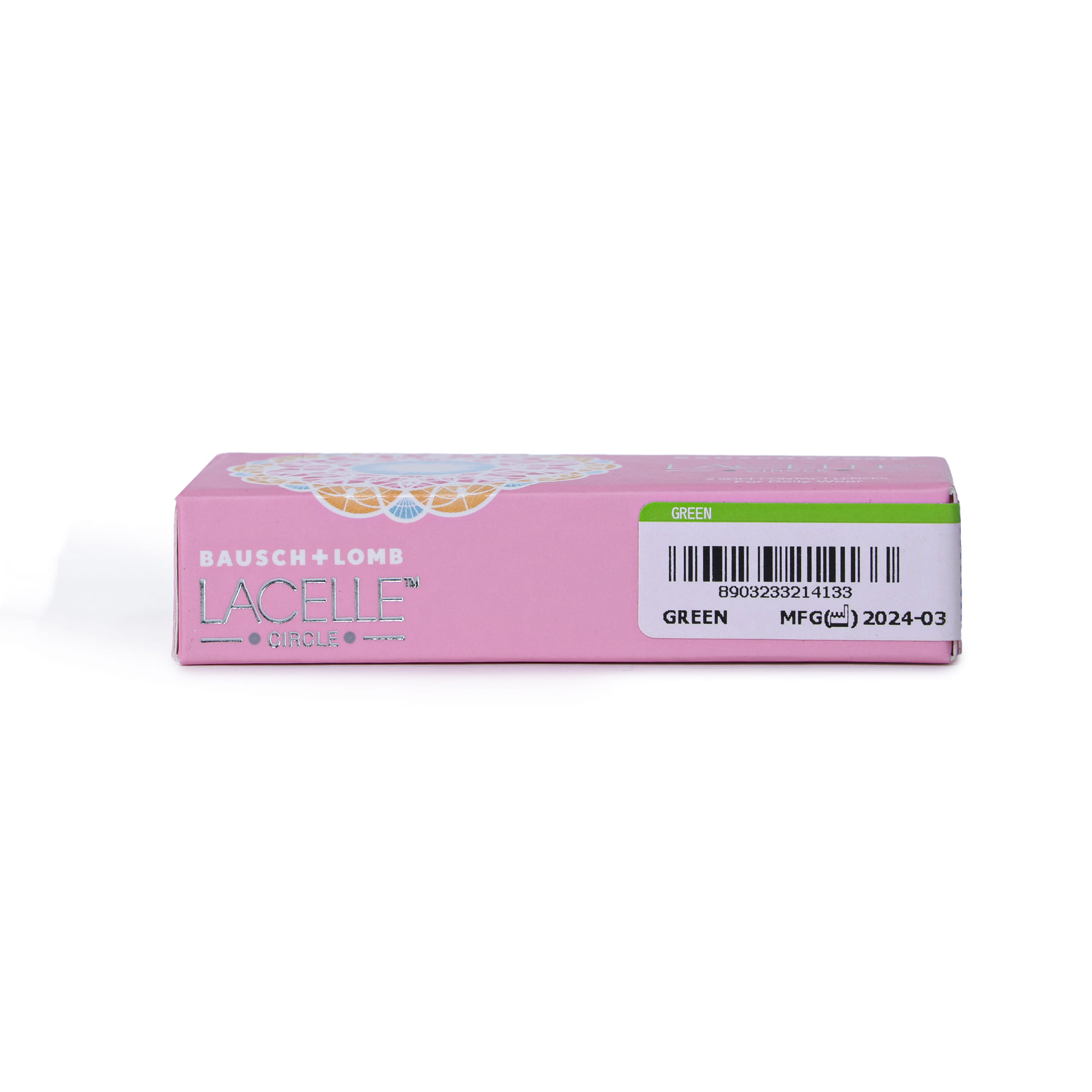 Lacelle Circle Green Plano Contact Lens — view 2
