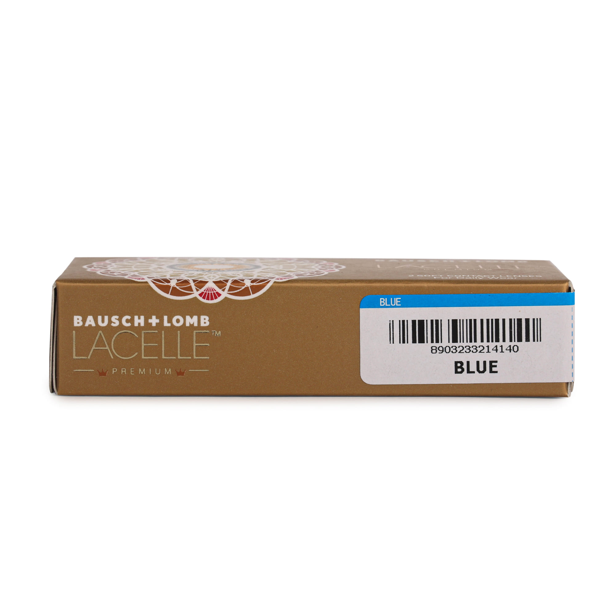 Lacelle Premimum Blue Plano Contact Lens — view 2