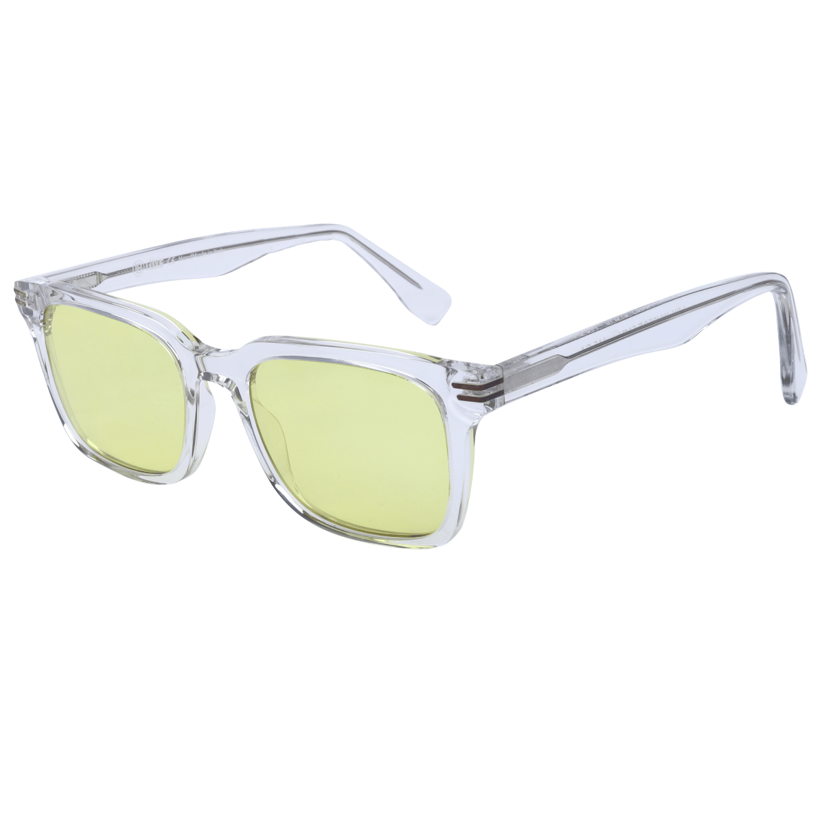 Lb Luxe WV258 Sunglass Transparent Male Full Shell Sunglass — Transparent frame — view 2