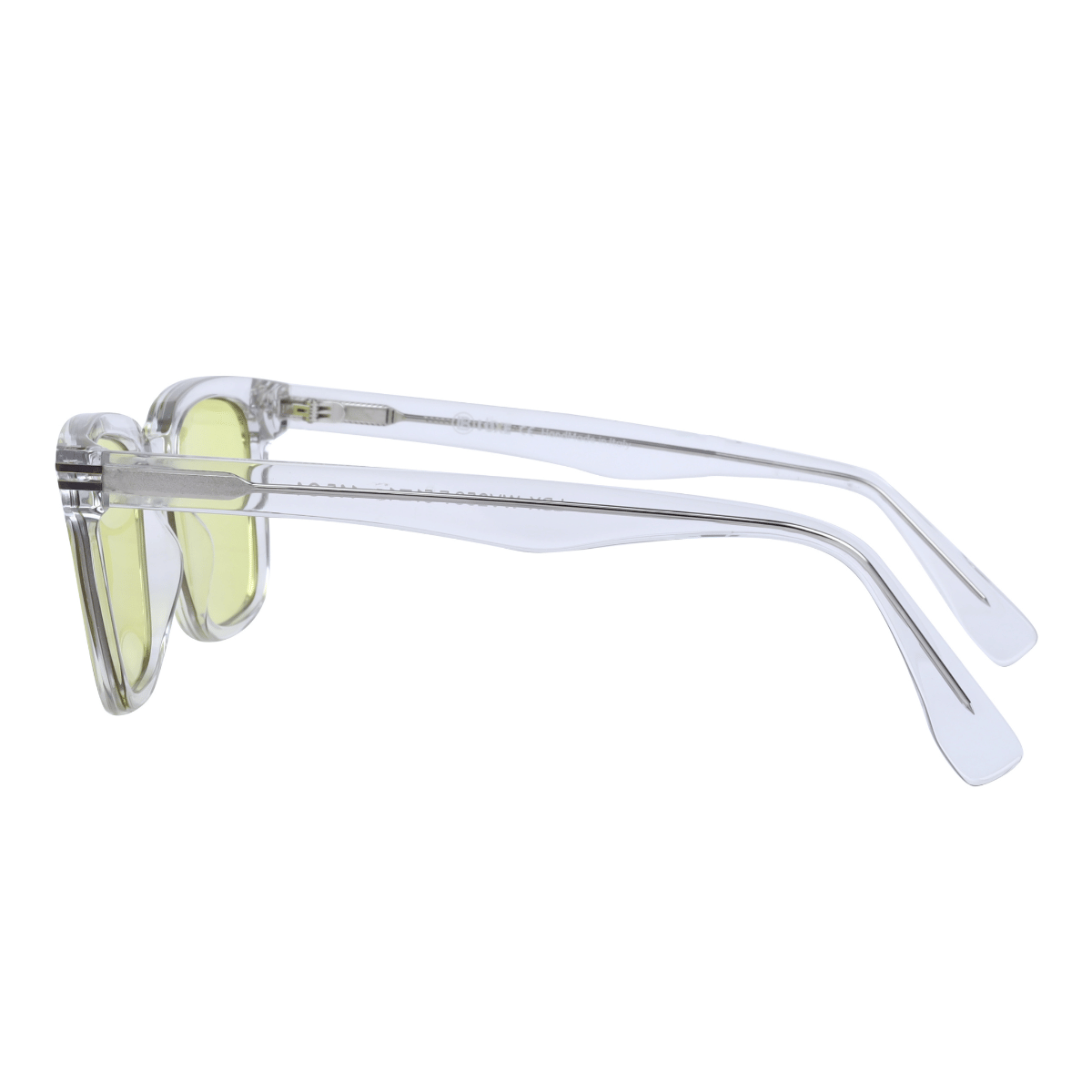 Lb Luxe WV258 Sunglass Transparent Male Full Shell Sunglass — Transparent frame — view 3