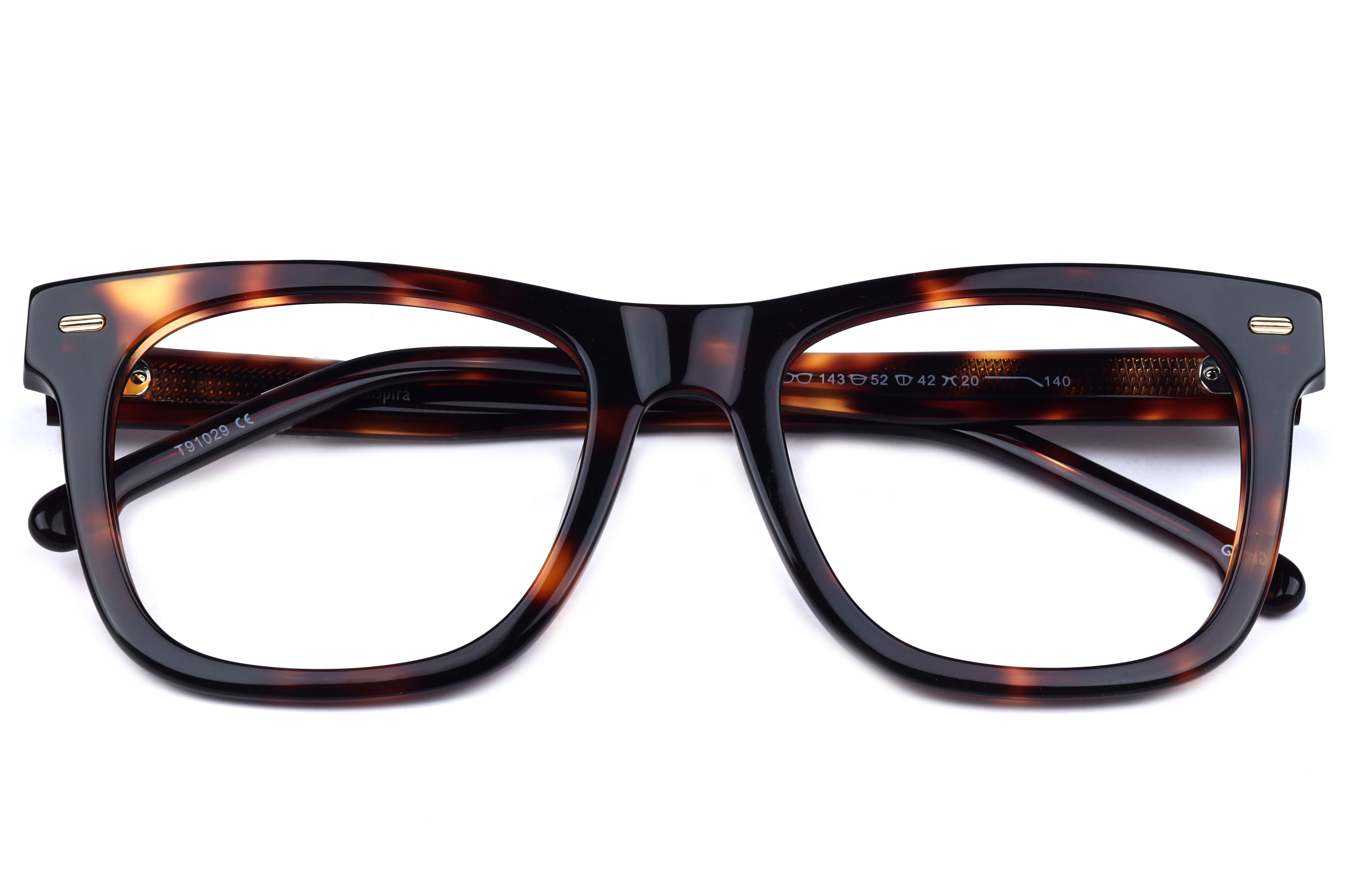 Inspira T91029 Frame Havana Male Full Shell Frame — Havana frame — view 4