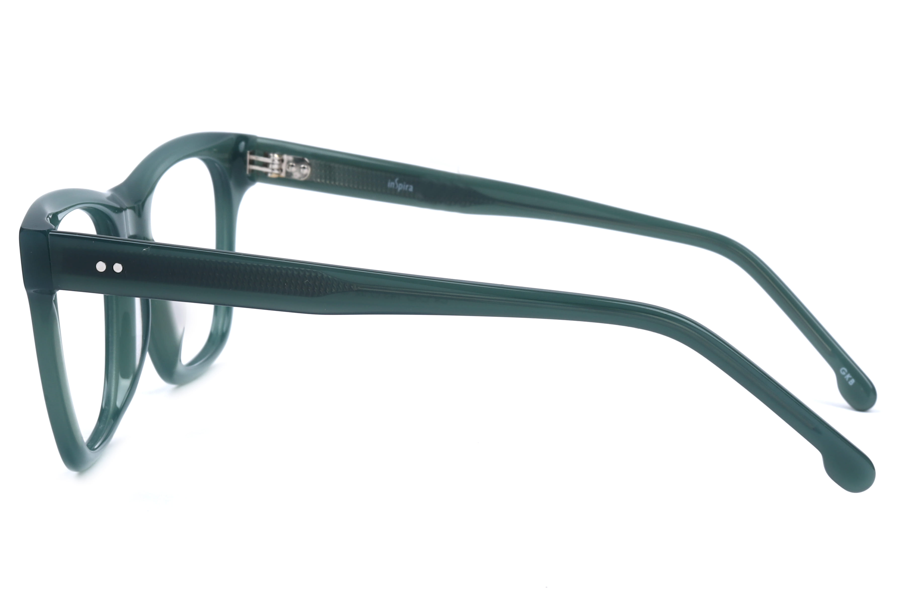 Inspira T91029 Frame Green Male Full Shell Frame — Green frame — view 3