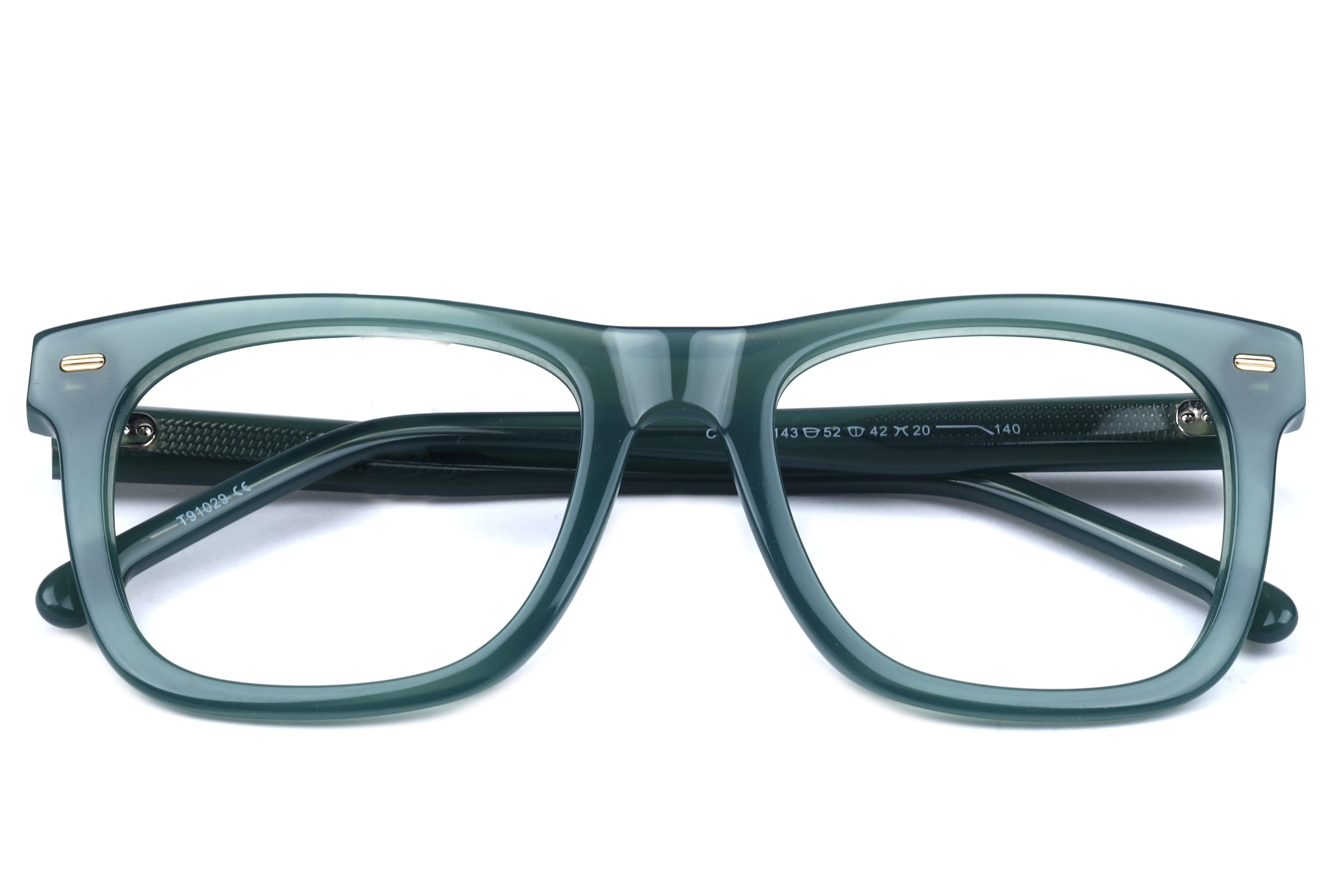 Inspira T91029 Frame Green Male Full Shell Frame — Green frame — view 4