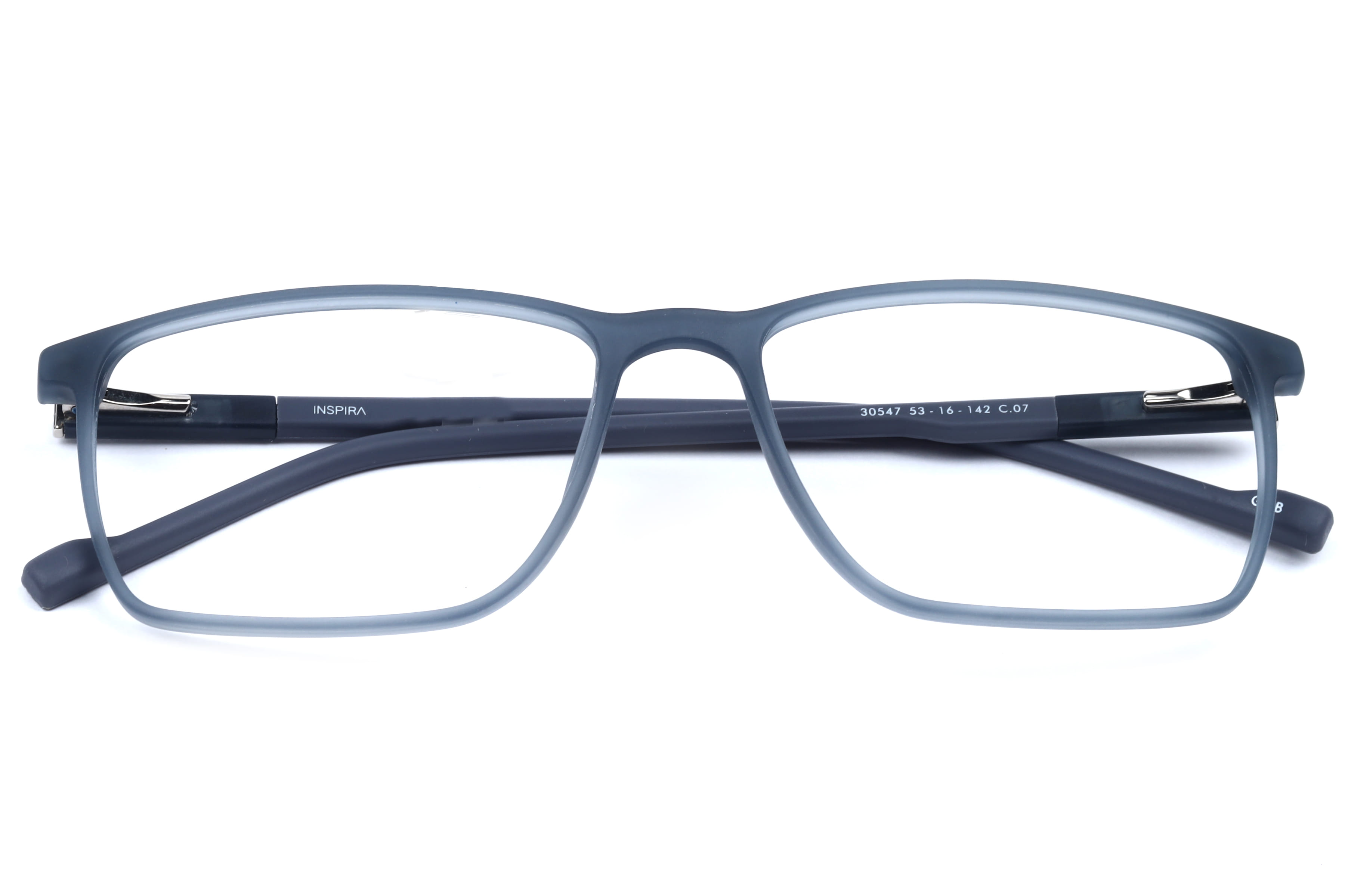 Inspira 30547 Frame Matt Grey Male Full Shell Frame — Matt Grey frame — view 4