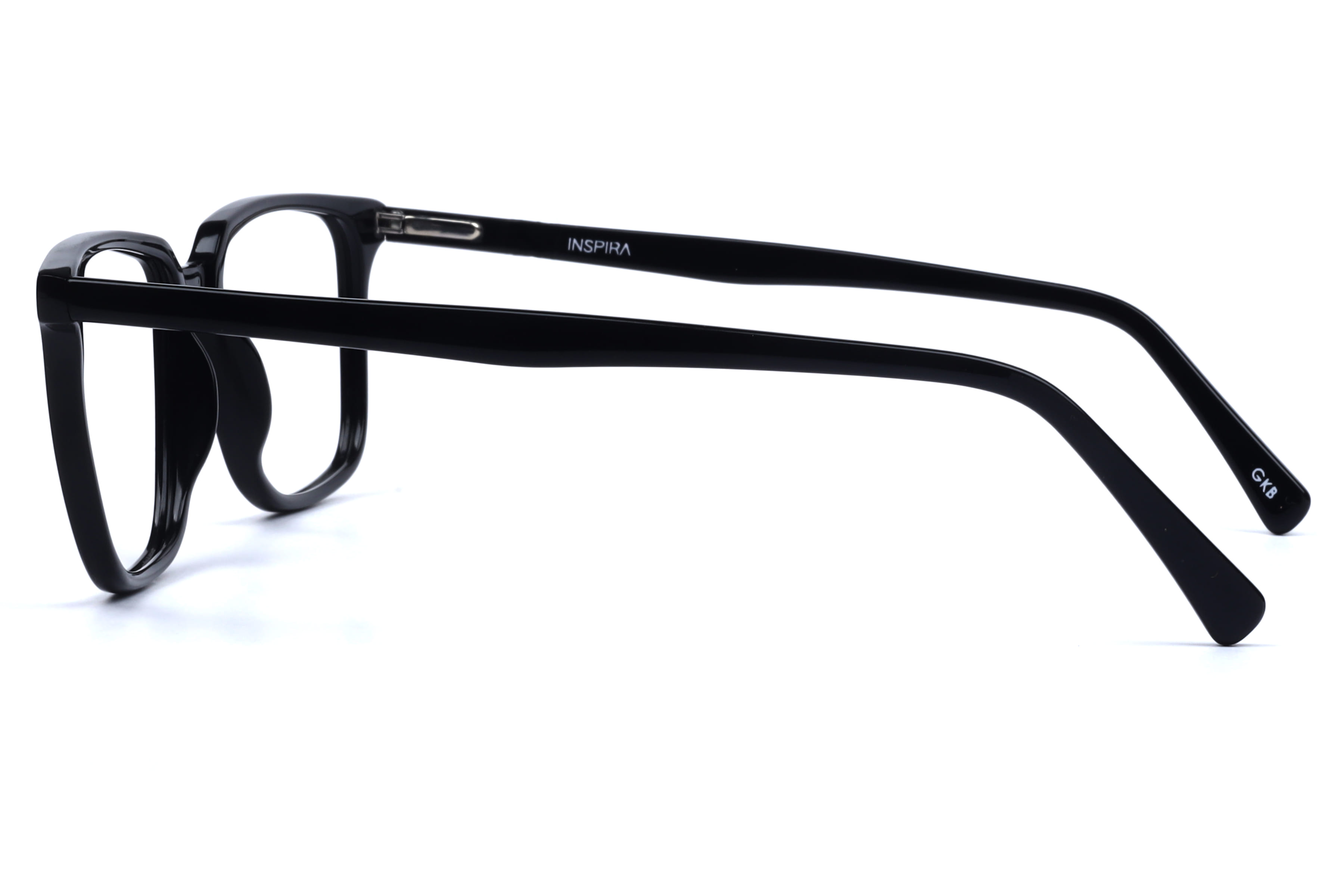 Inspira T 908 Frame Black Male Full Shell Frame — Black frame — view 3