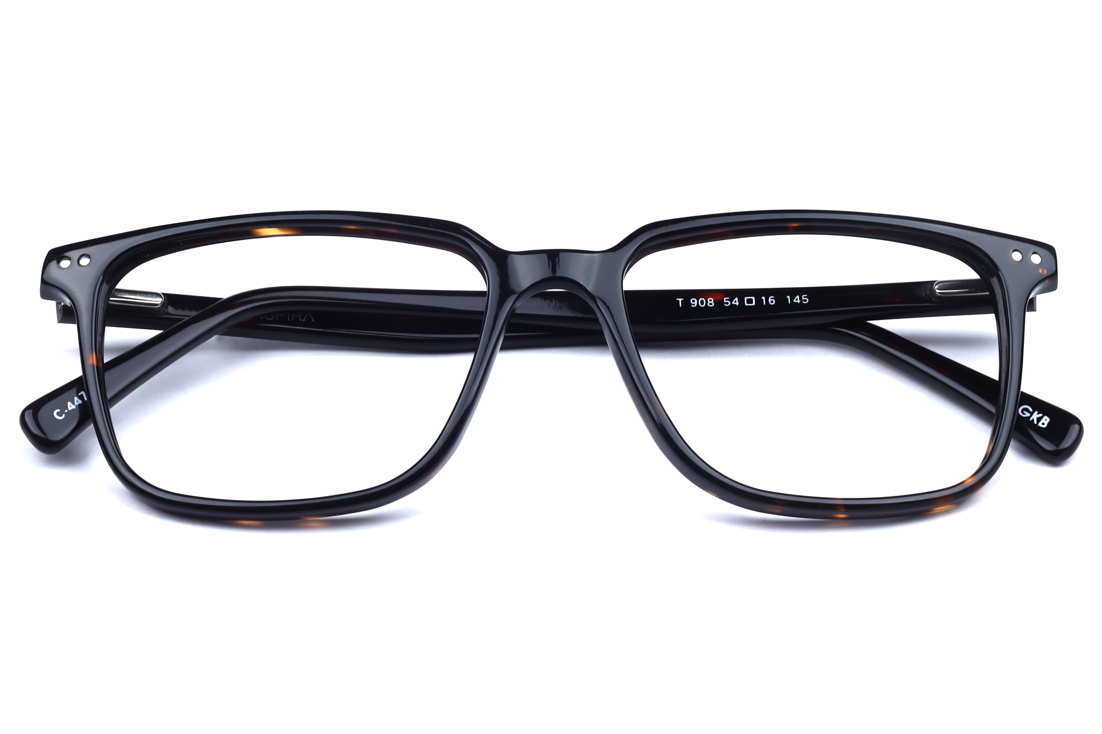 Inspira T 908 Frame Havana Male Full Shell Frame — Havana frame — view 4
