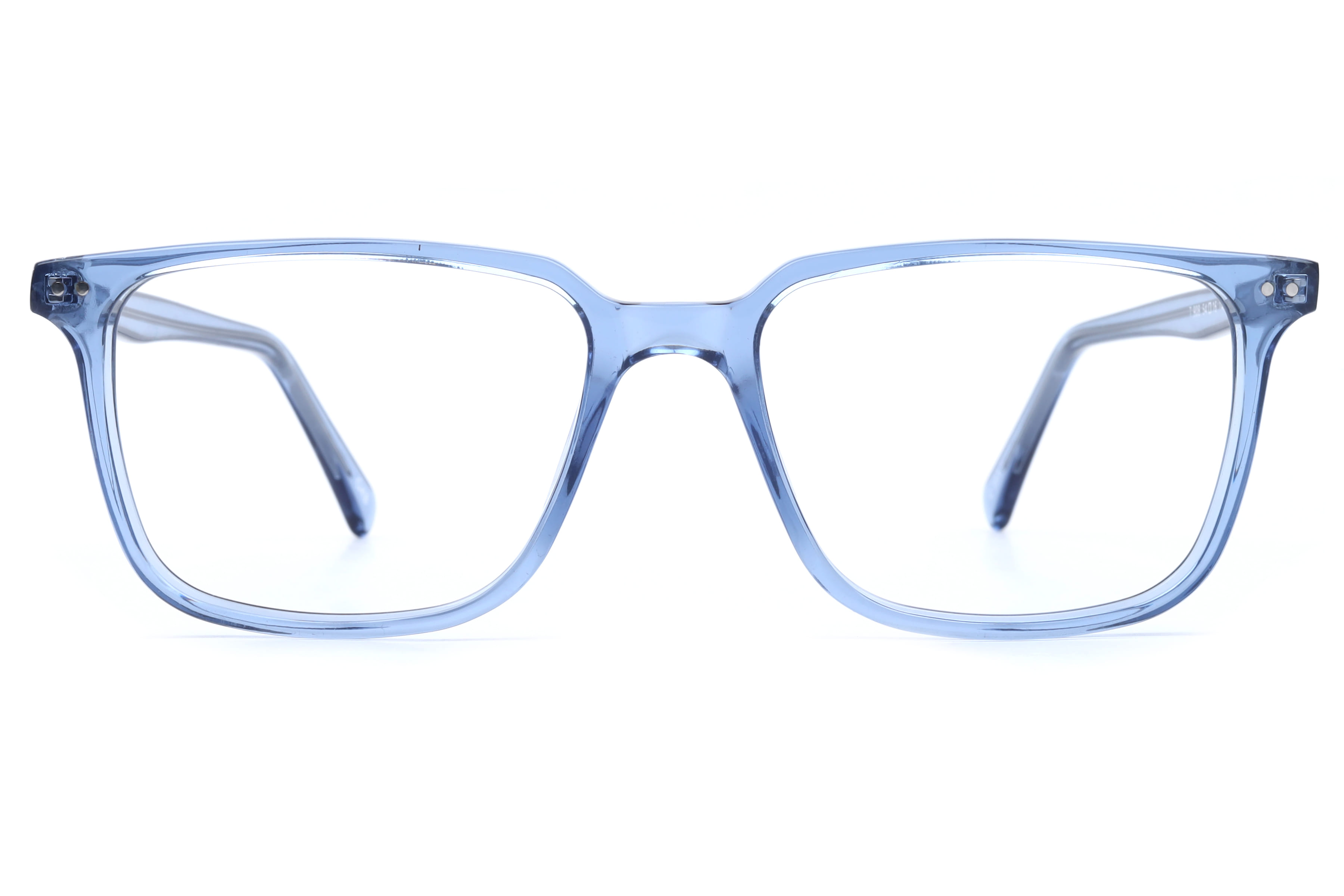 Inspira T 908 Frame Transparent Blue Male Full Shell — Transparent Blue frame