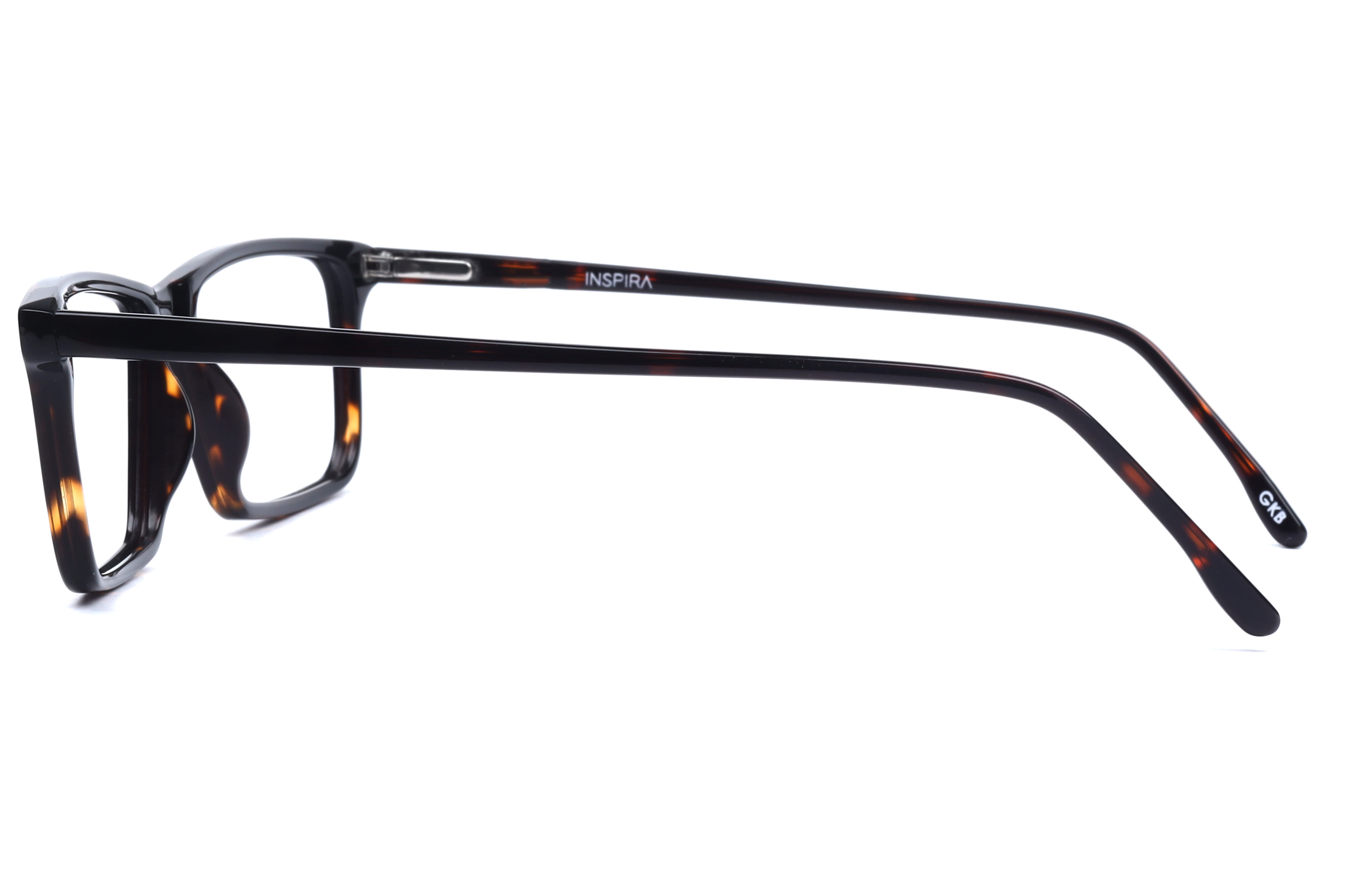 Inspira T 905 Frame Havana Unisex Full Shell Frame — Havana frame — view 3