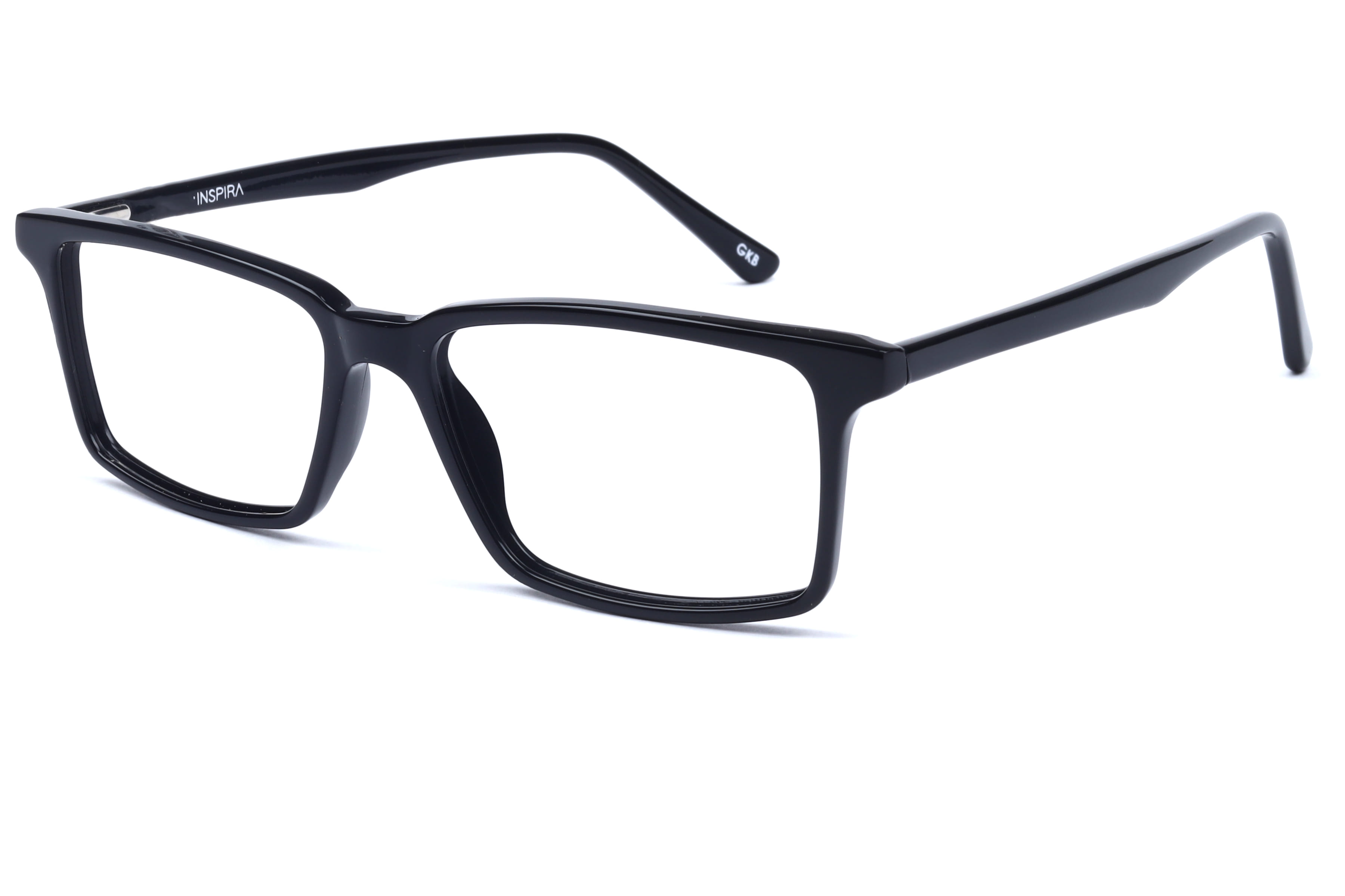 Inspira T 909 Frame Black Male Full Shell Frame — Black frame — view 1