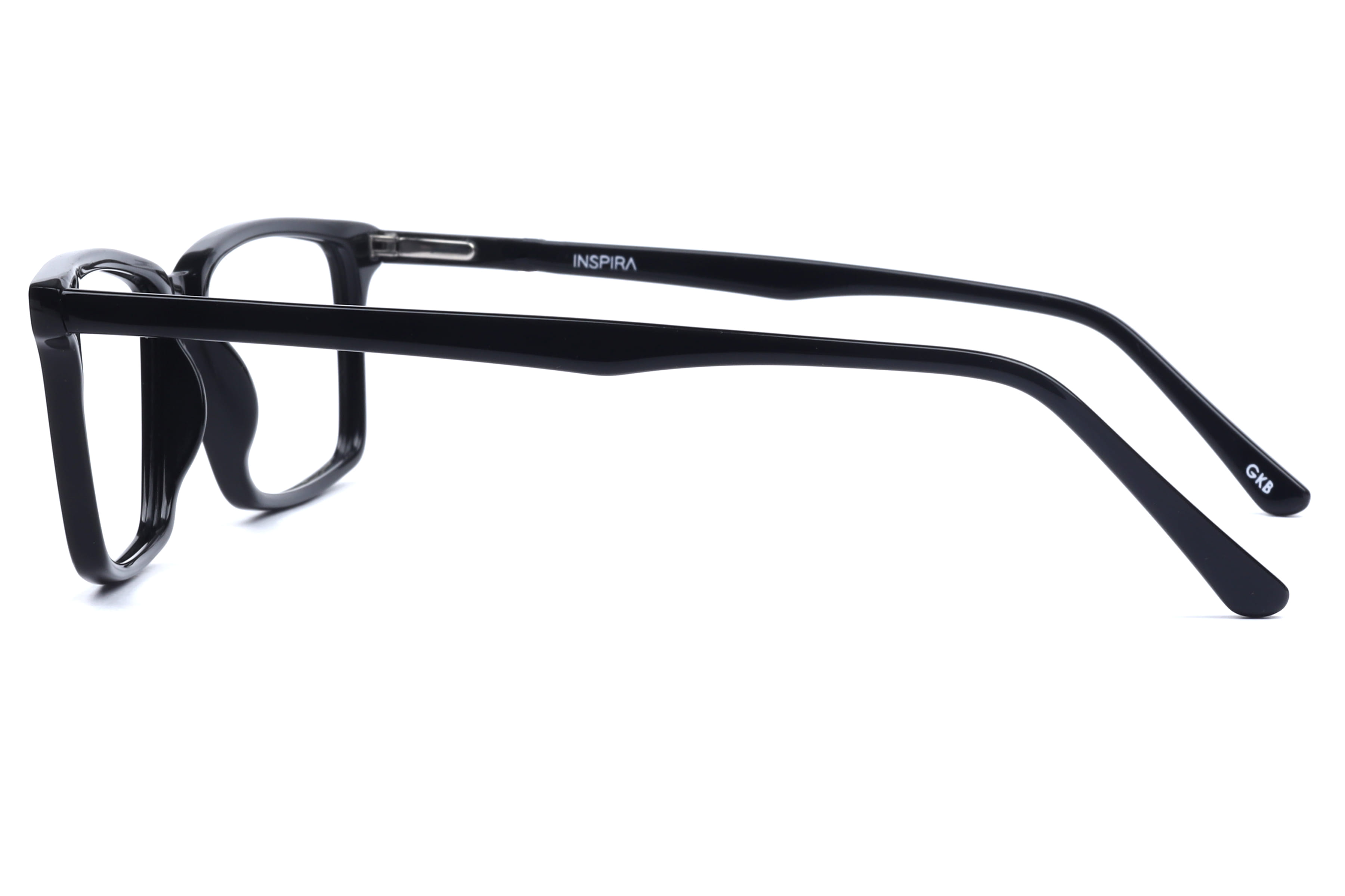 Inspira T 909 Frame Black Male Full Shell Frame — Black frame — view 3