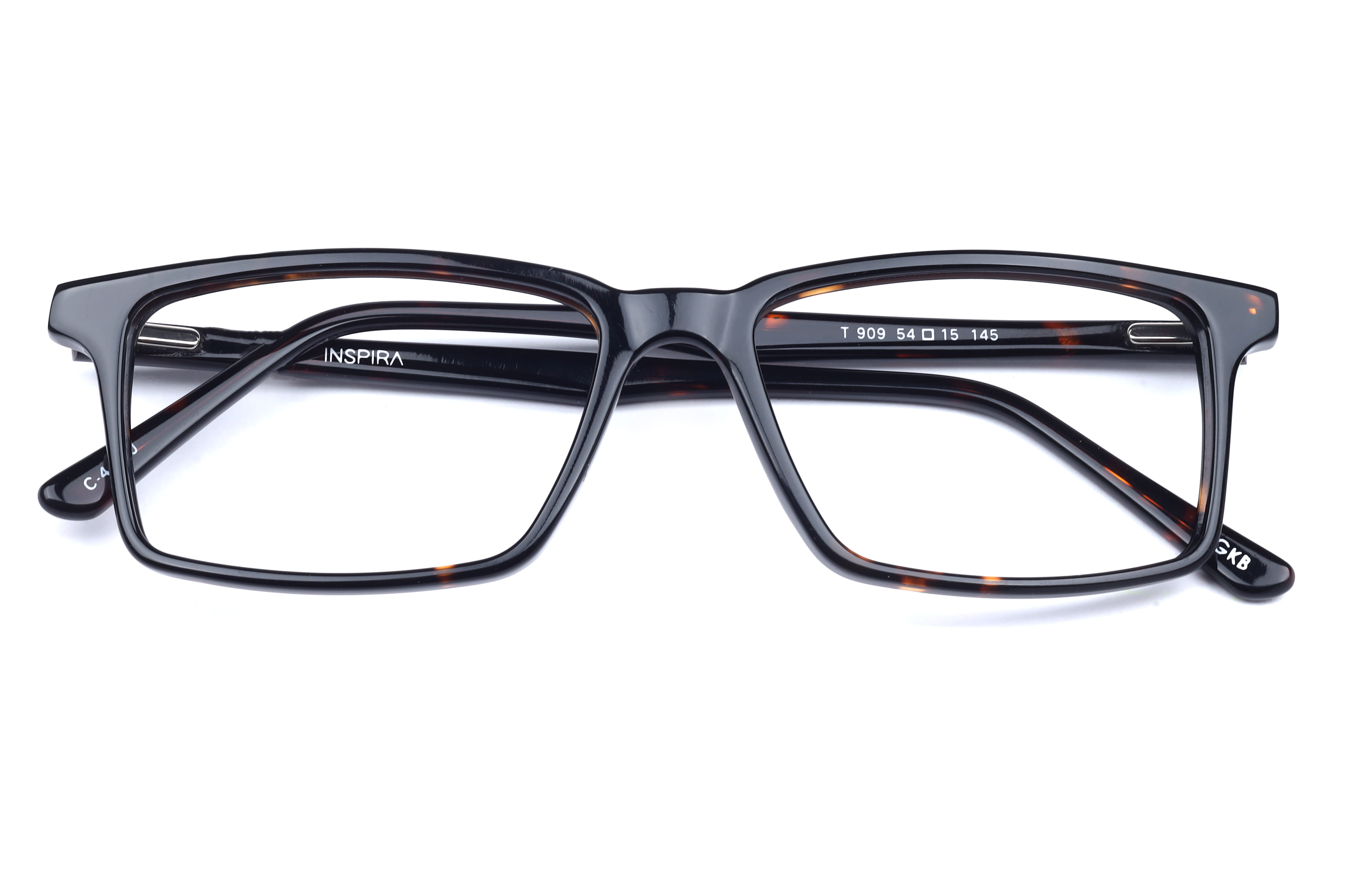 Inspira T 909 Frame Havana Male Full Shell Frame — Havana frame — view 4