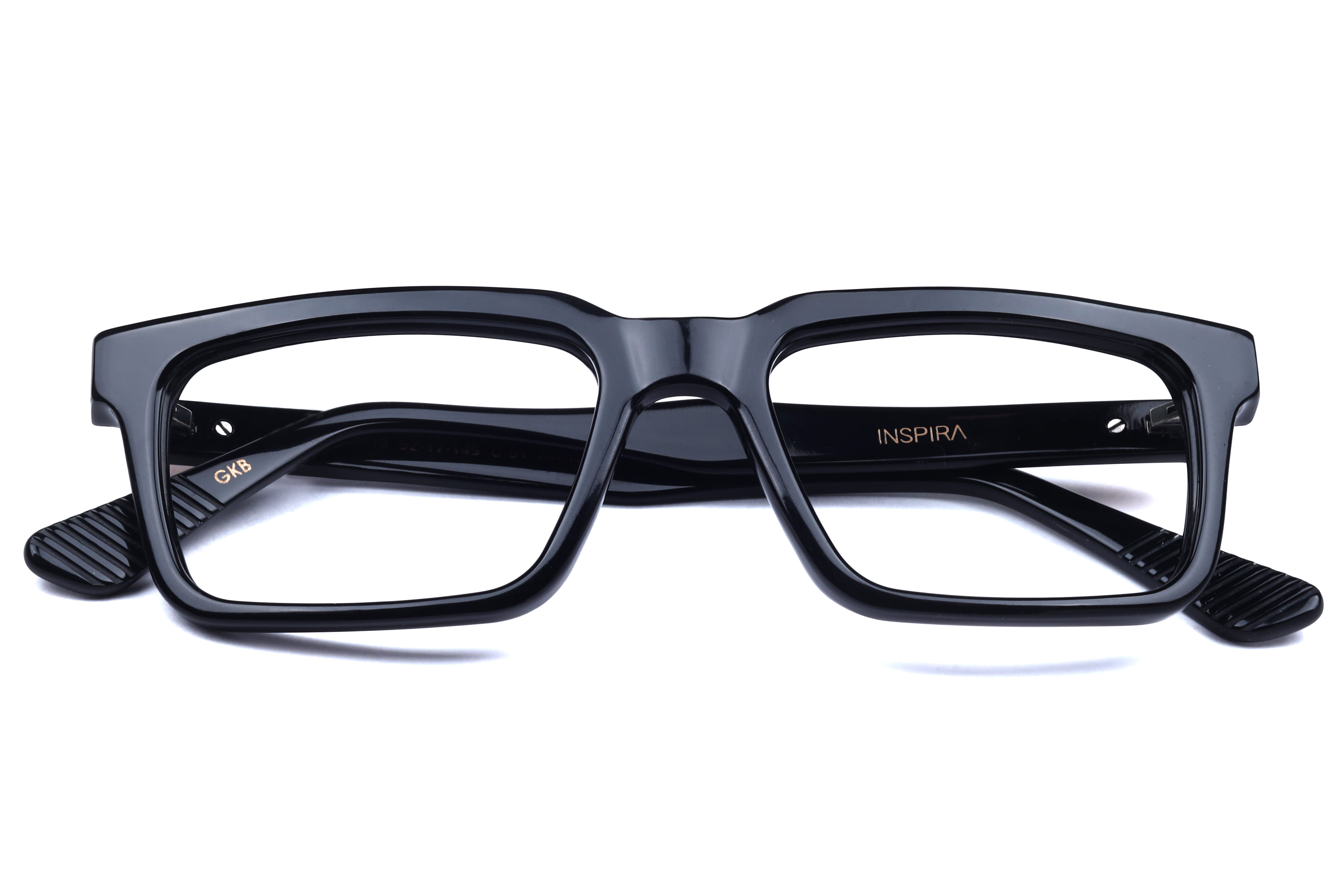 Inspira M-3013 Frame Black Male Full Shell Frame — Black frame — view 4