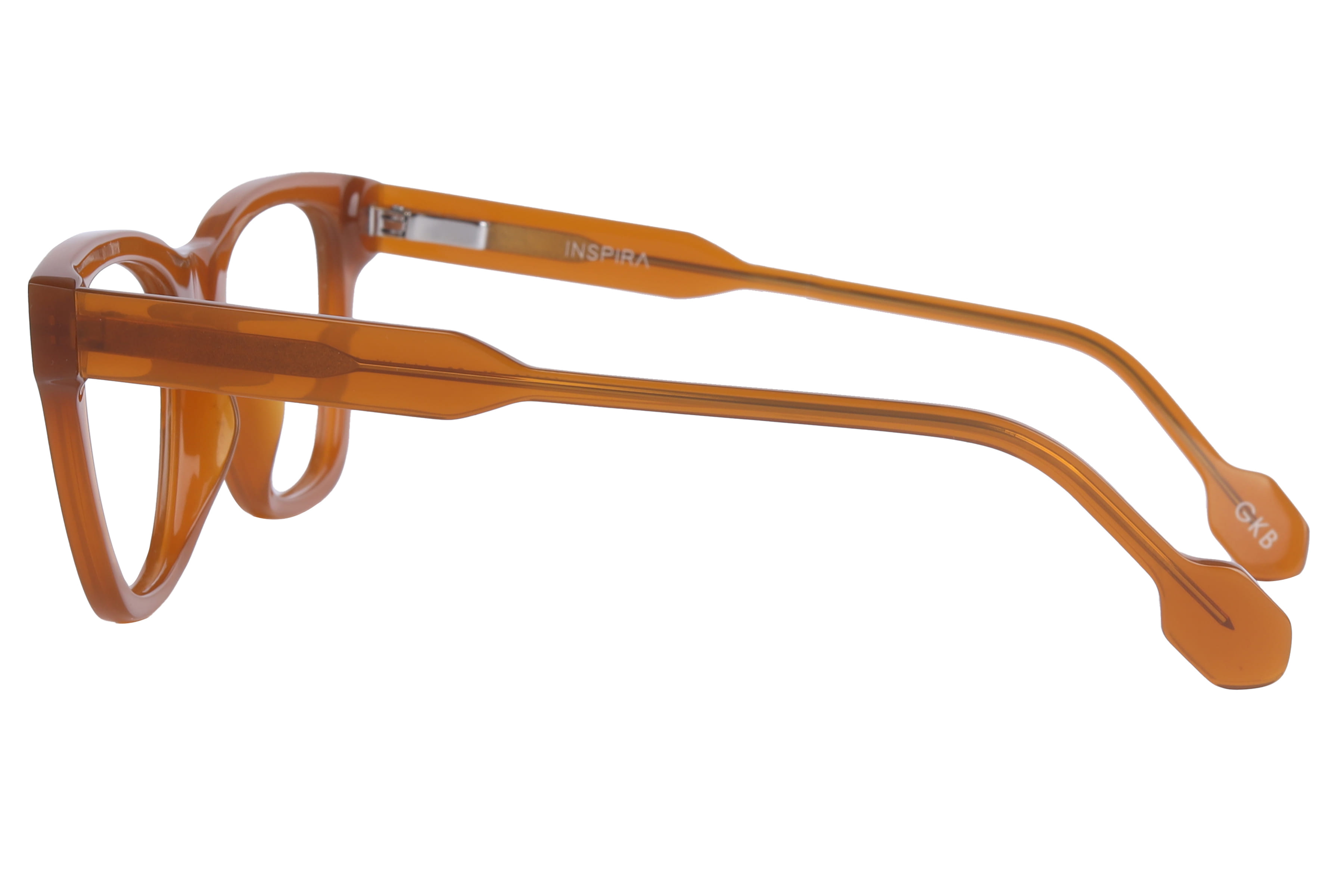Inspira 13120 W-140 Frame Brown Male Full Shell Frame — Brown frame — view 3