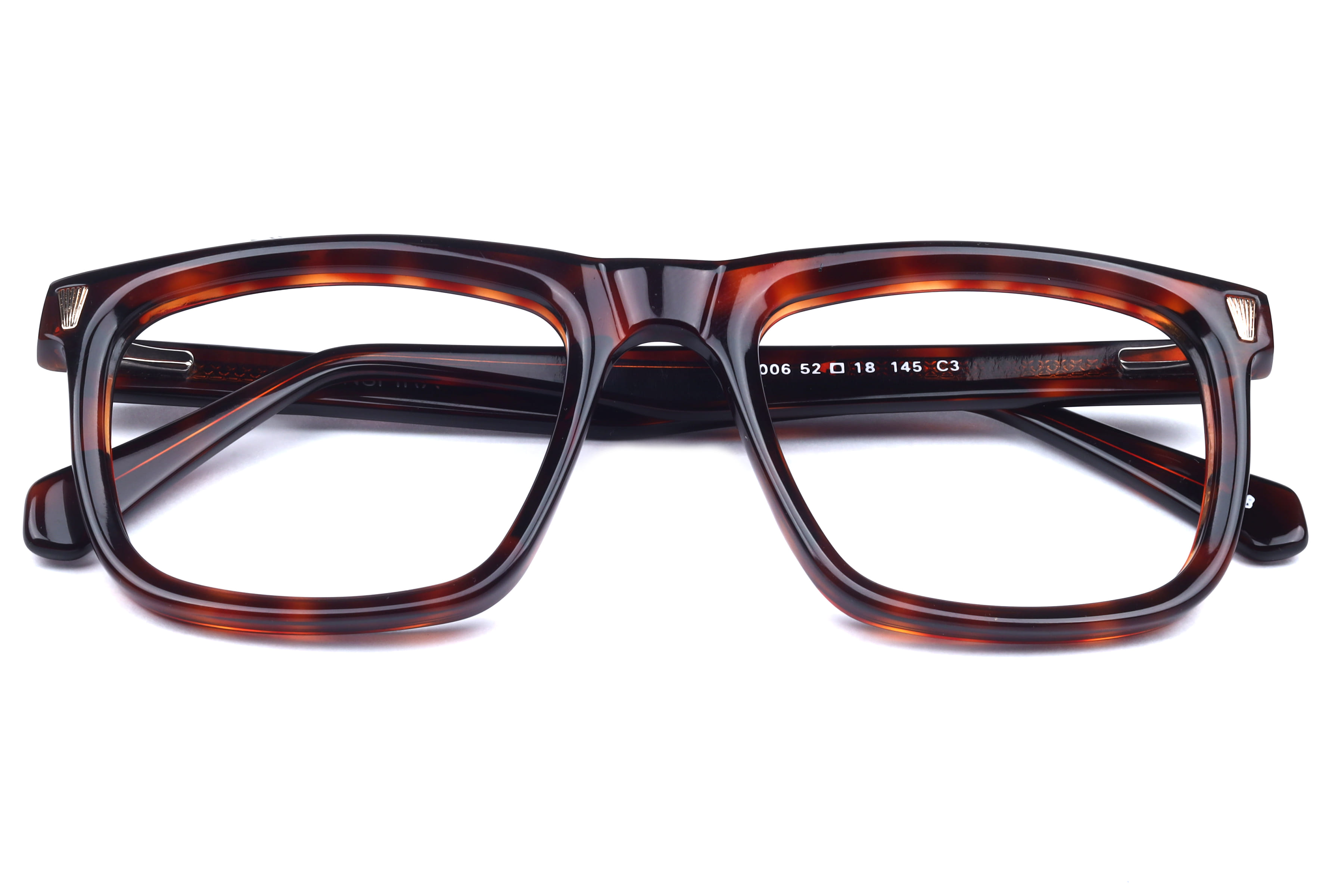 Inspira M.3006 Frame Havana Male Full Shell Frame — Havana frame — view 4