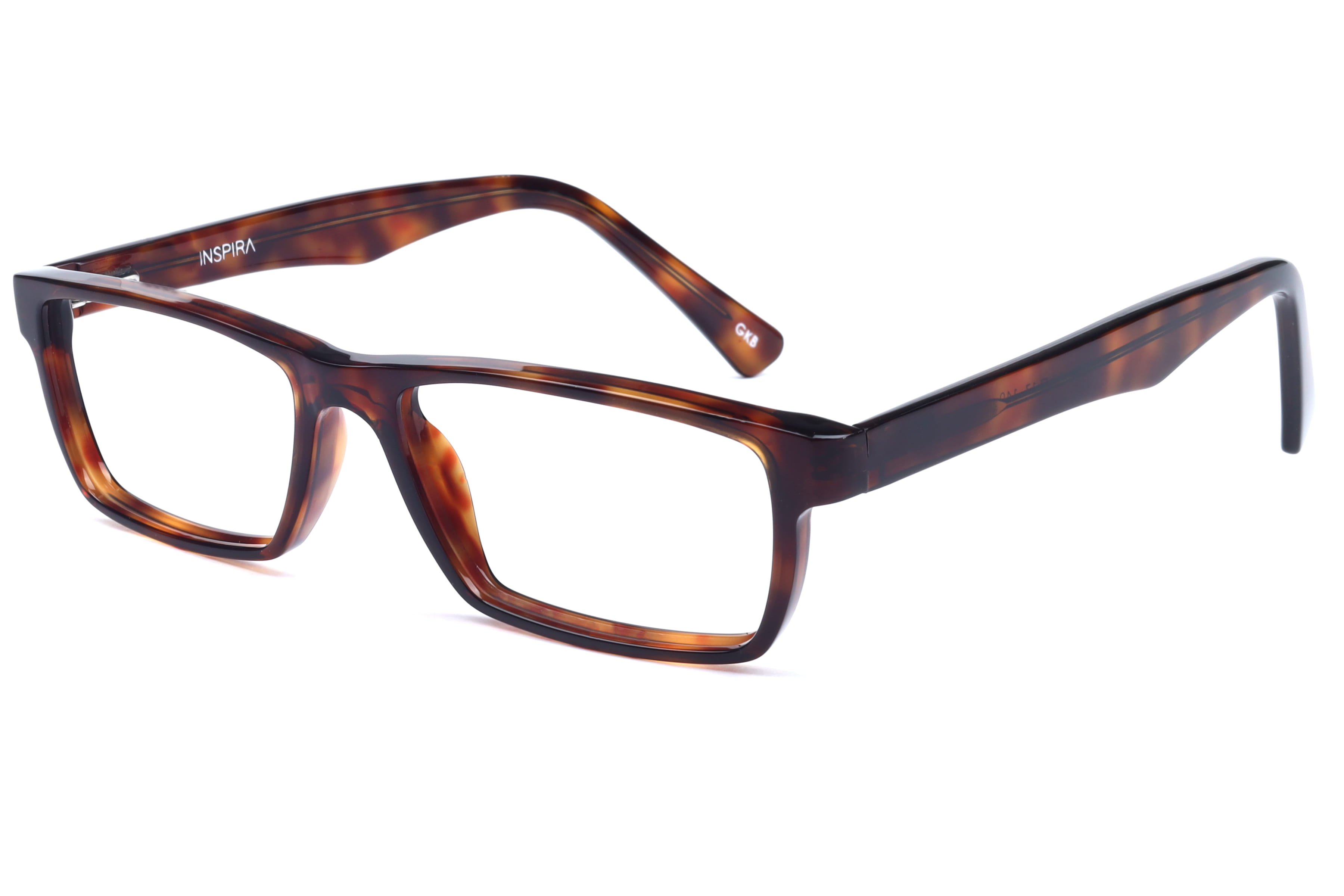 Inspira M.3058 Frame Havana Unisex Full Shell Frame — Havana frame — view 1
