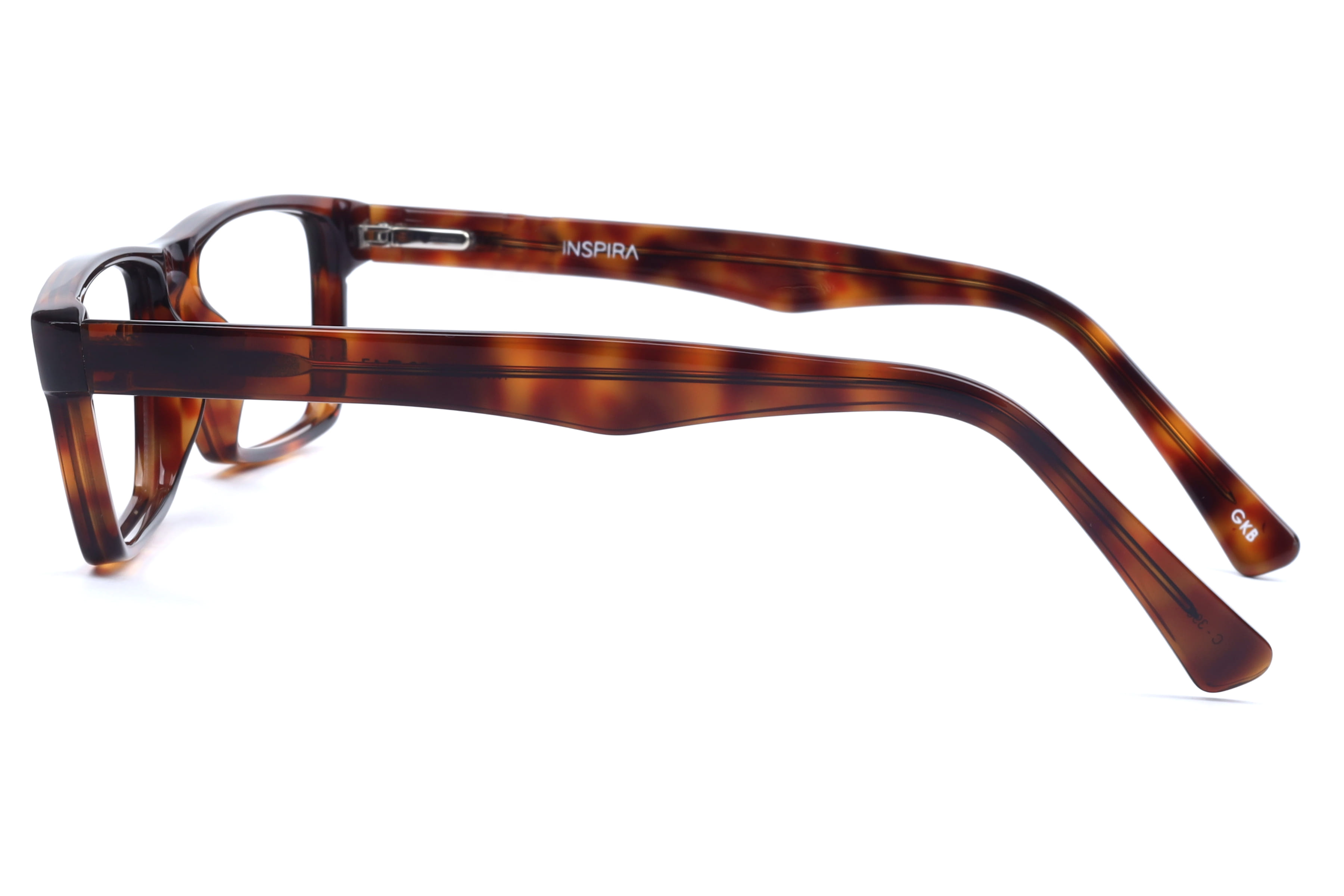 Inspira M.3058 Frame Havana Unisex Full Shell Frame — Havana frame — view 3