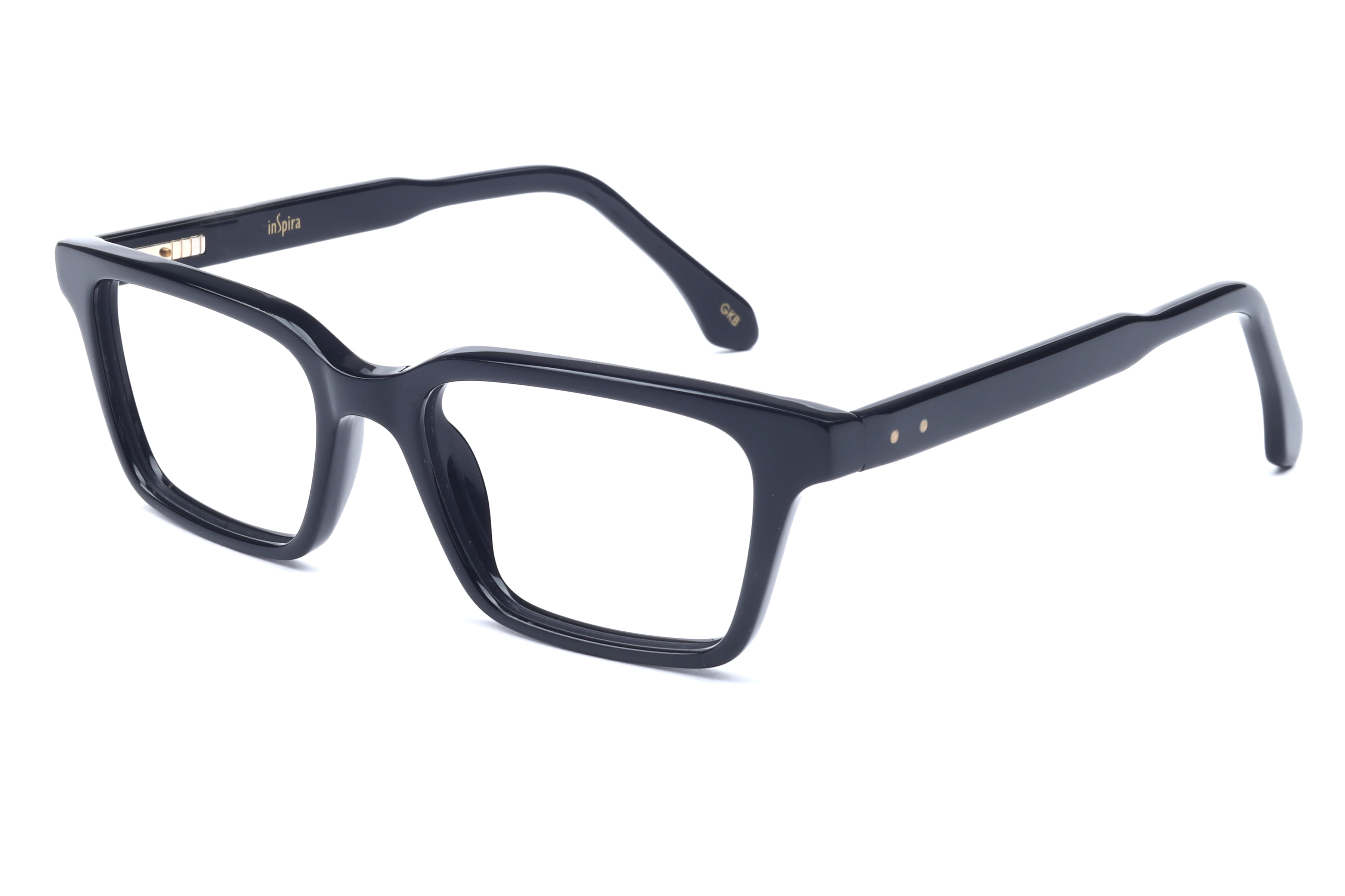 Inspira M-2005 Frame Black Male Full Shell Frame — Black frame — view 1