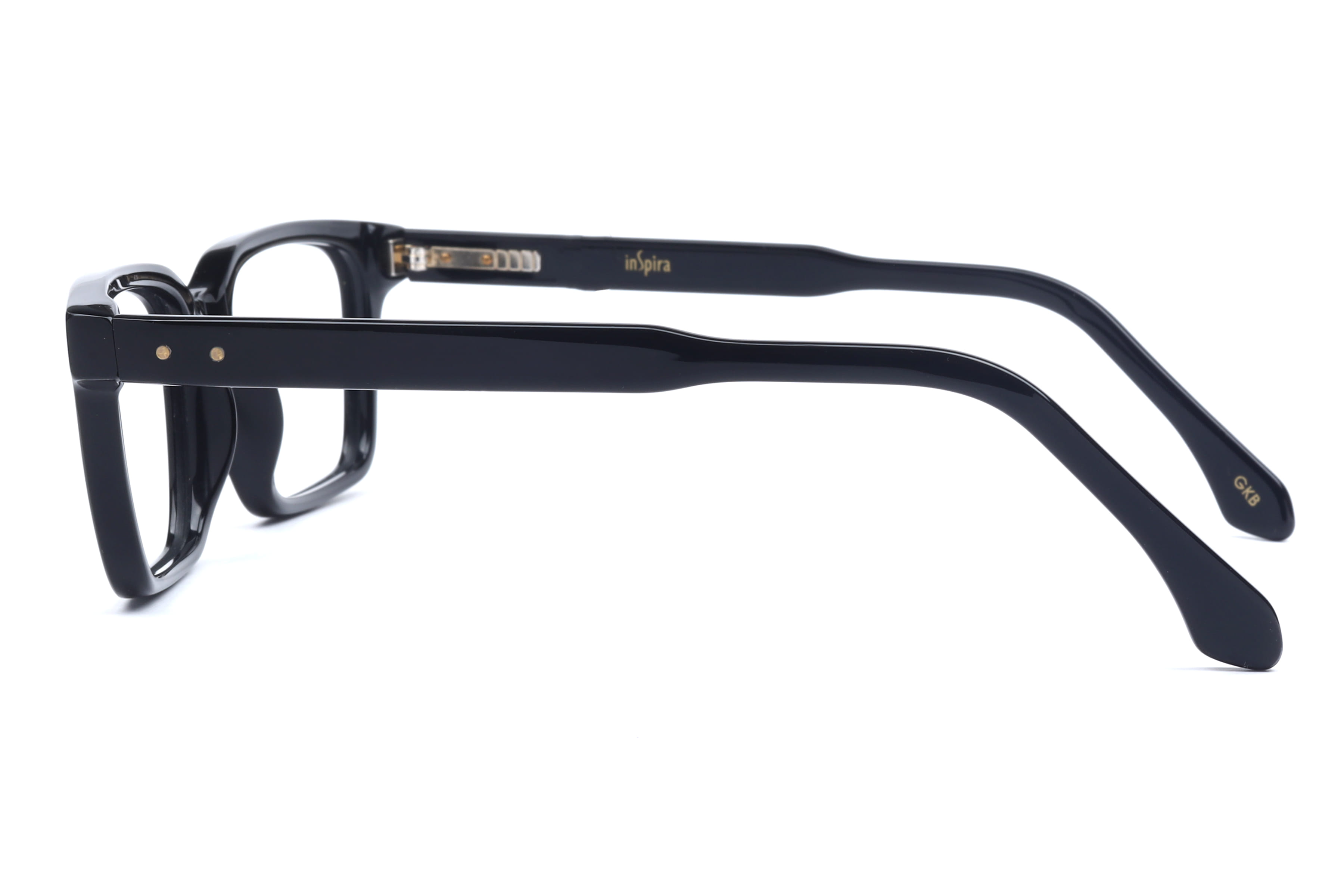 Inspira M-2005 Frame Black Male Full Shell Frame — Black frame — view 3