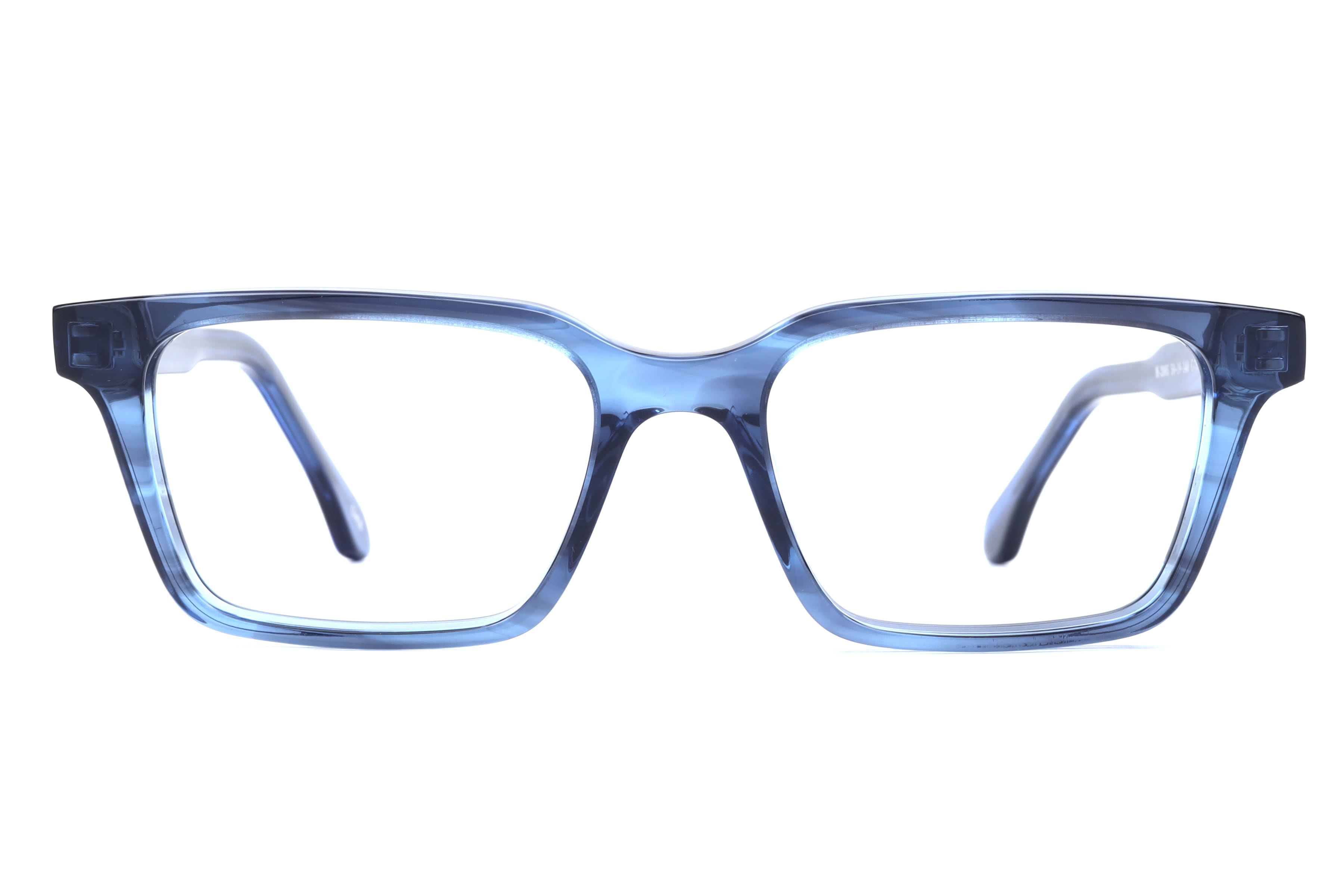 Inspira M-2005 Frame Transparent Blue Male Full Shell — Transparent Blue frame