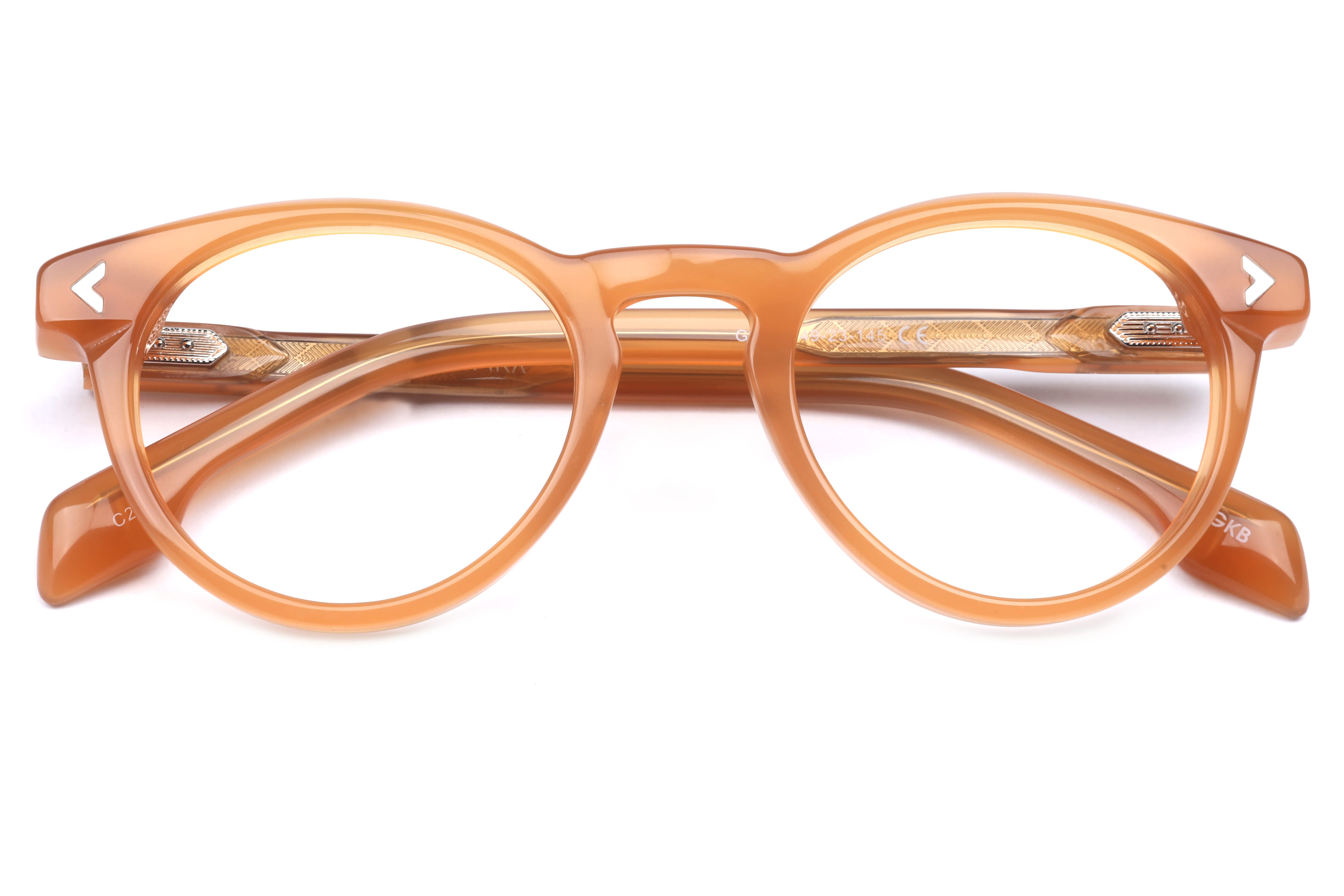 Inspira G9003 Frame Brown Unisex Full Shell Frame — Brown frame — view 4