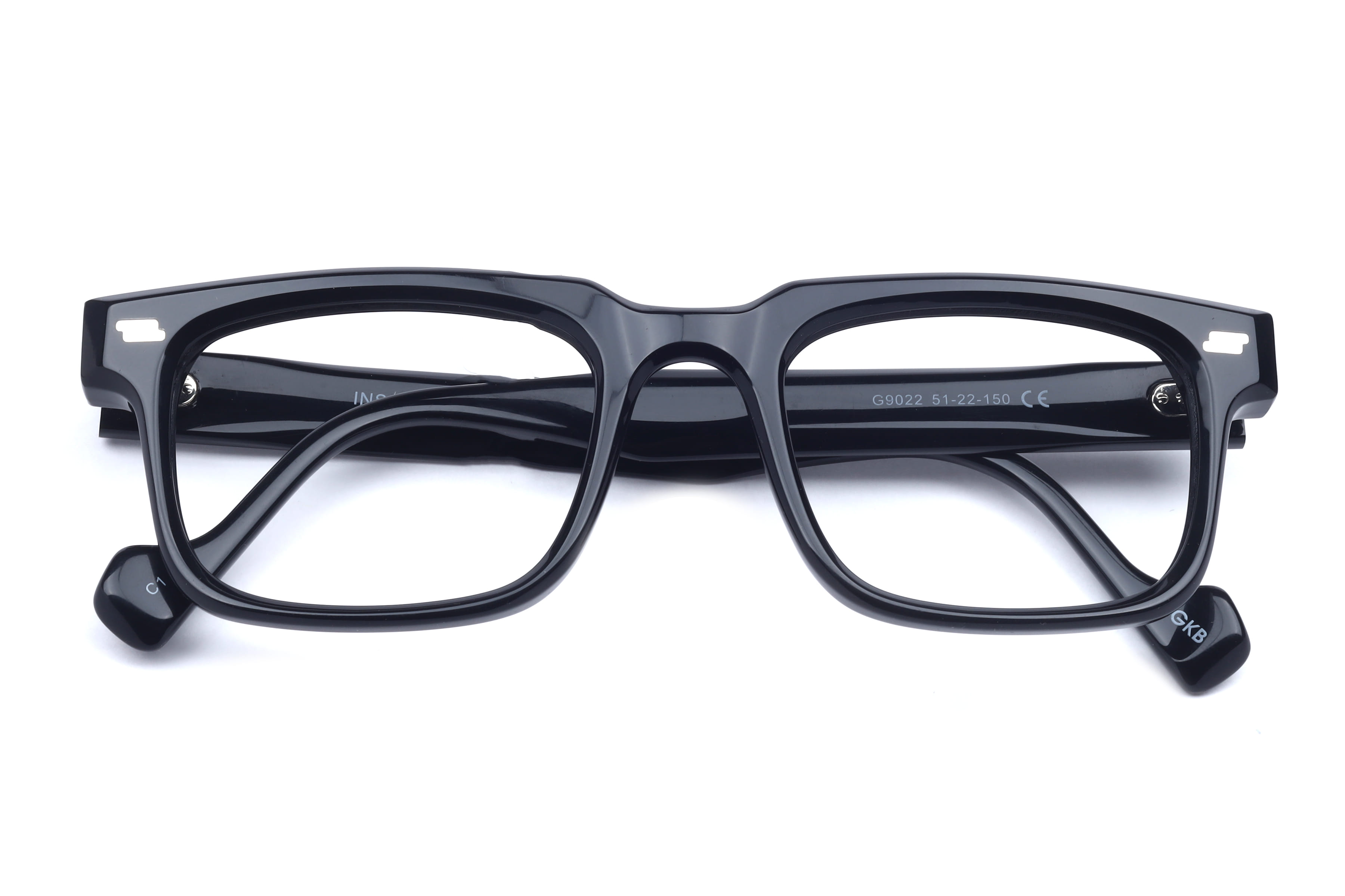 Inspira G9022 Frame Black Male Full Shell Frame — Black frame — view 3