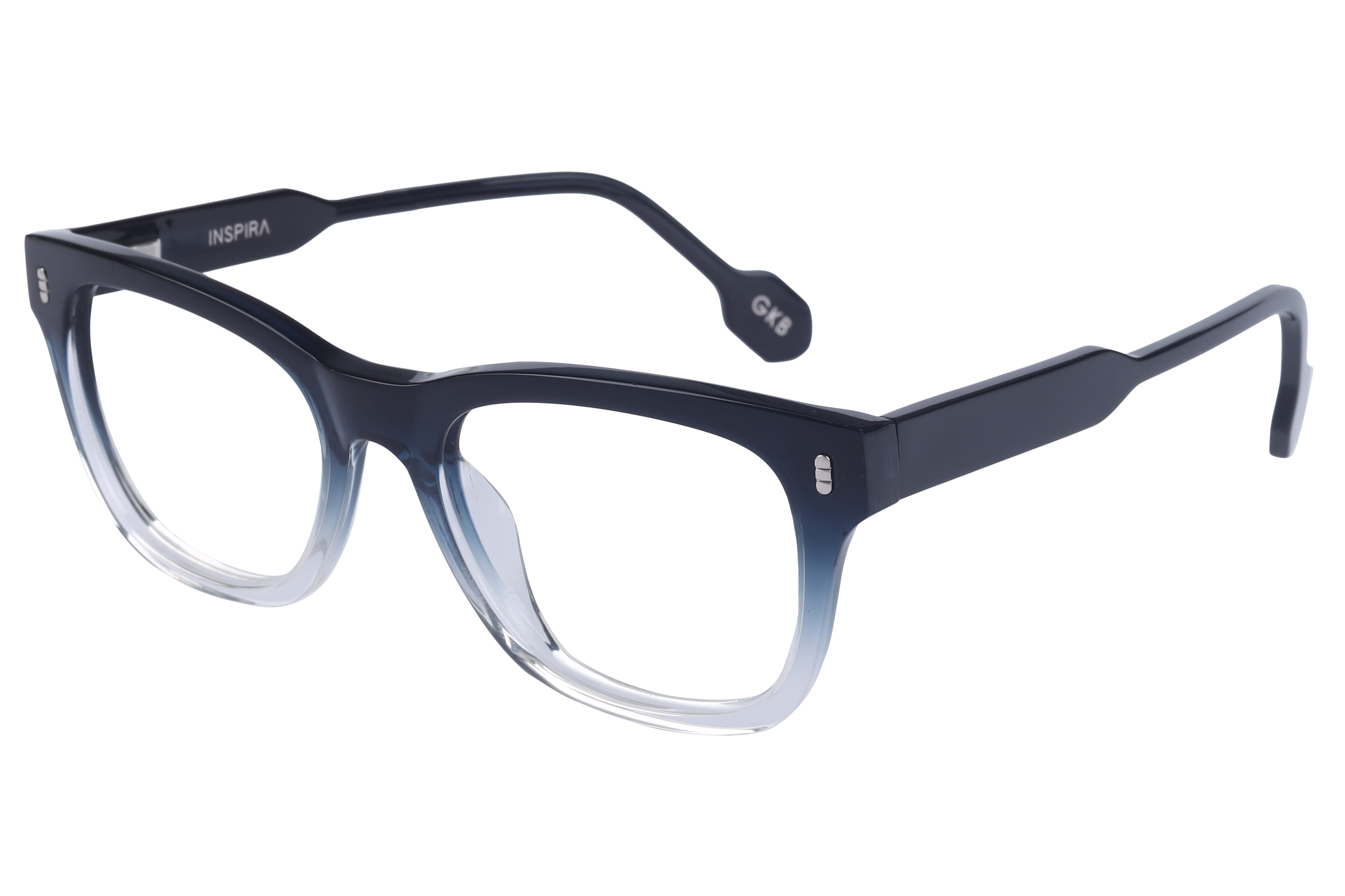 Inspira 13120 W-140 Frame Blue Male Full Shell Frame — Blue frame — view 1