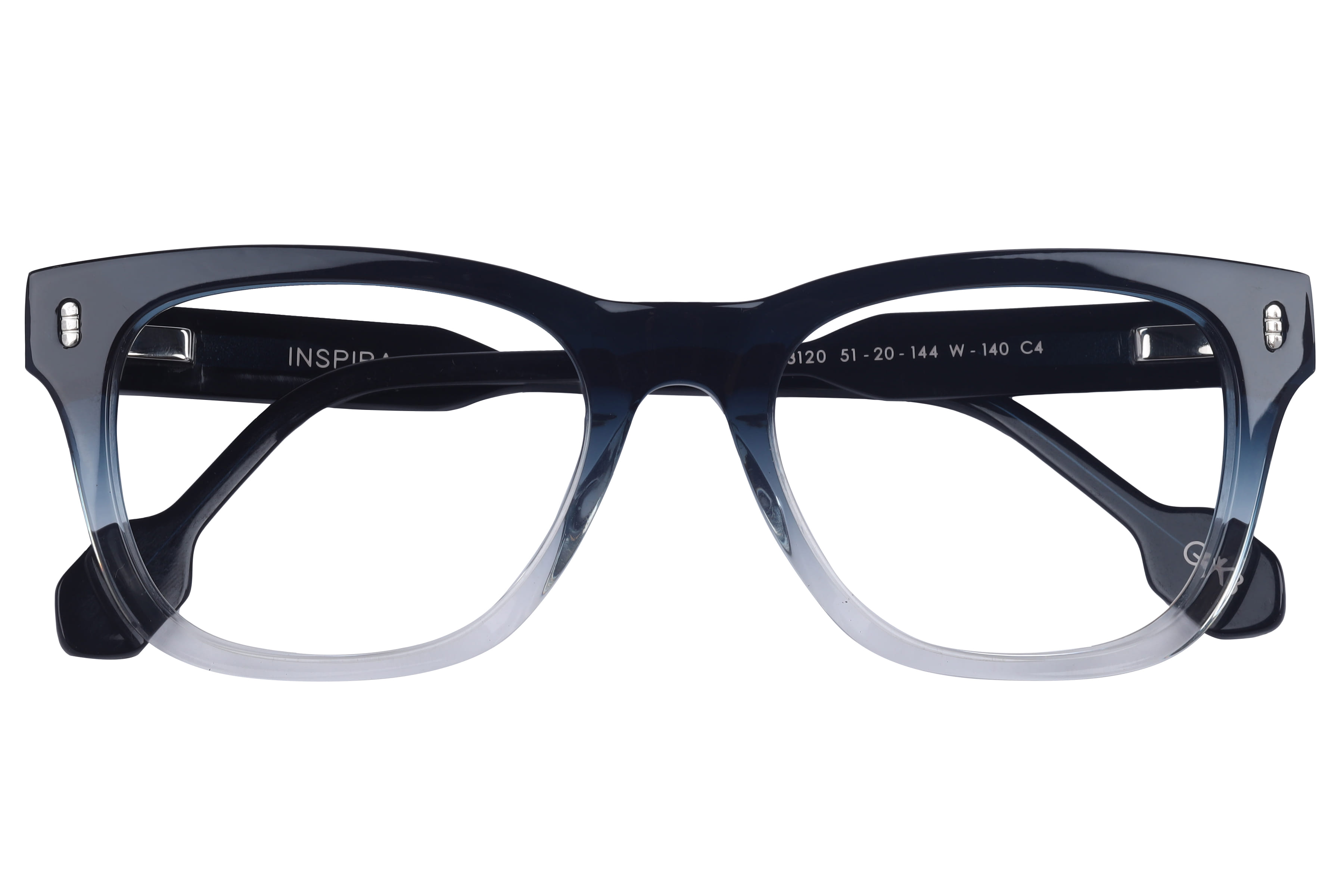 Inspira 13120 W-140 Frame Blue Male Full Shell Frame — Blue frame — view 4