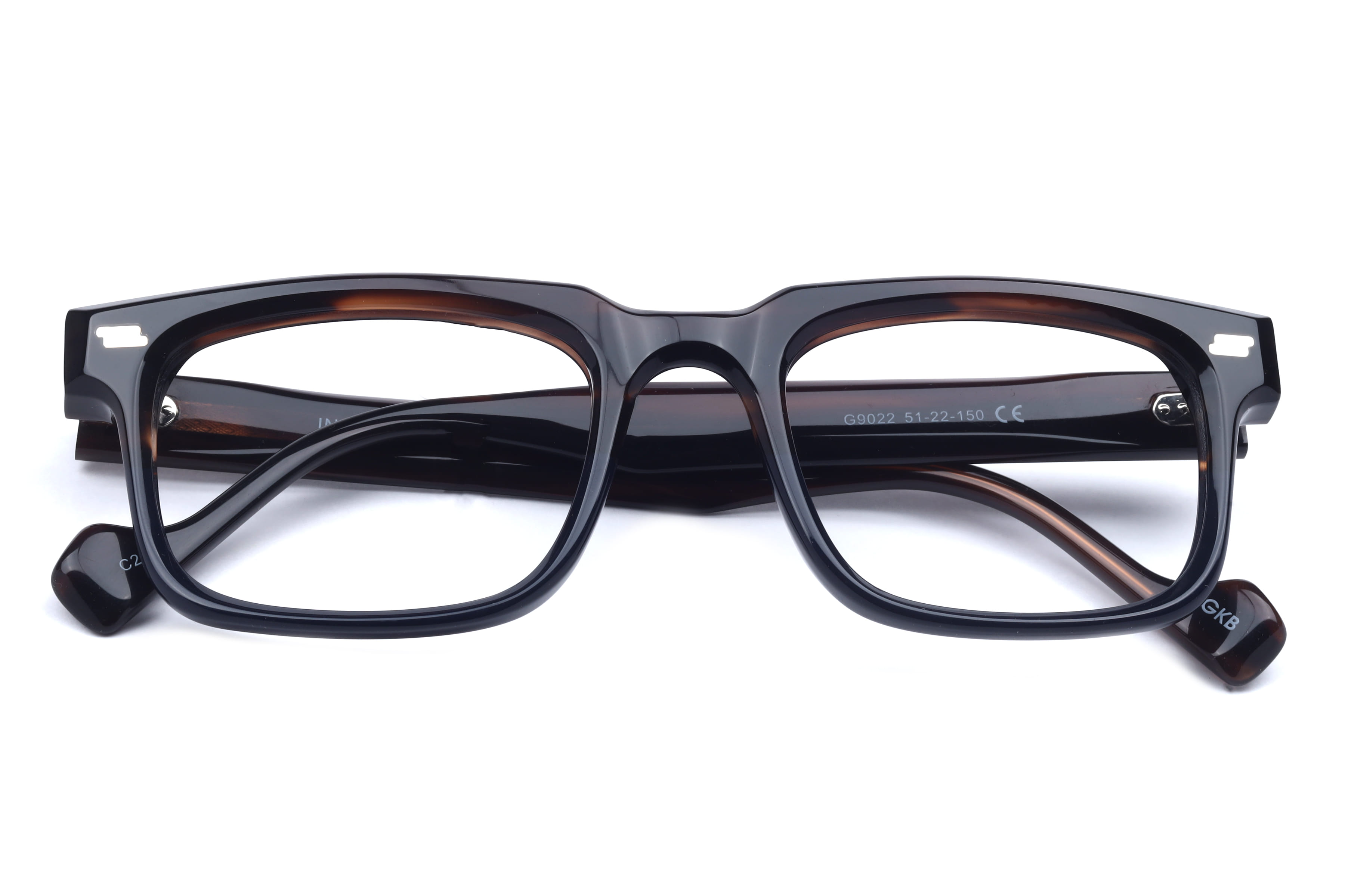 Inspira G9022 Frame Havana Male Full Shell Frame — Havana frame — view 4