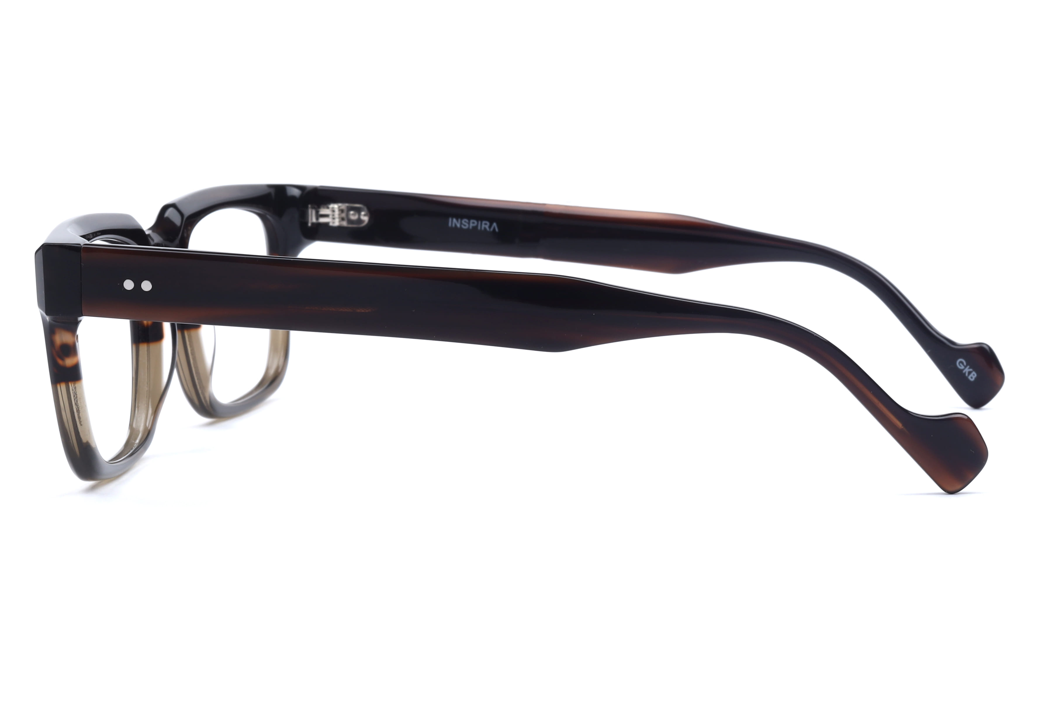 Inspira G9022 Frame Havana Male Full Shell Frame — Havana frame — view 3