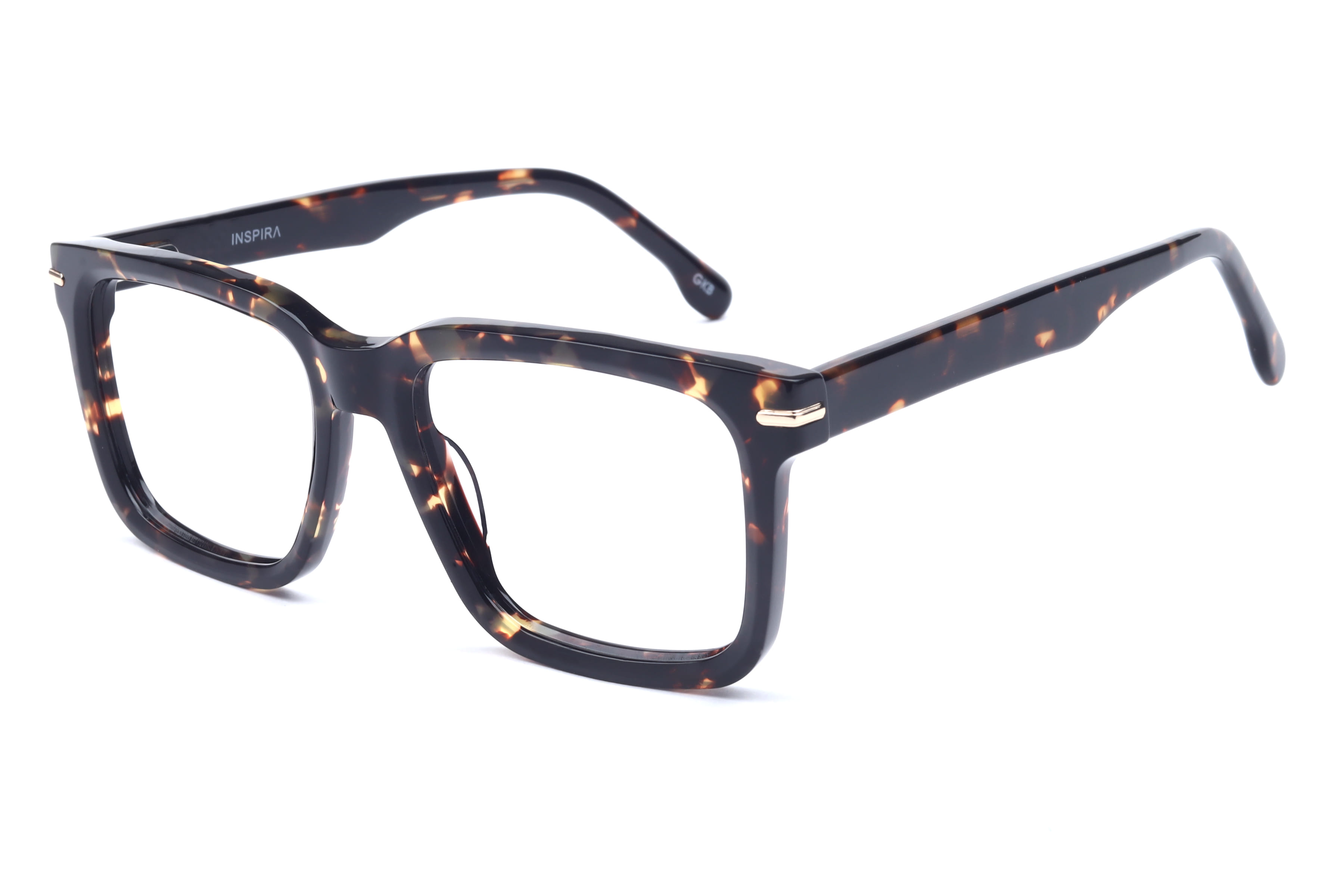 Inspira 9755 Frame Havana Male Full Shell Frame — Havana frame — view 1
