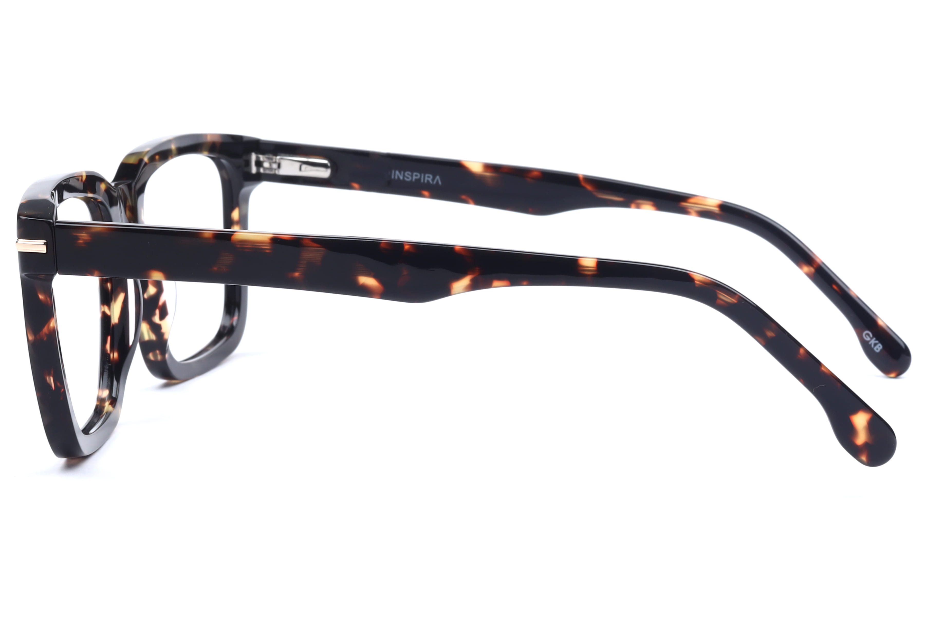 Inspira 9755 Frame Havana Male Full Shell Frame — Havana frame — view 3