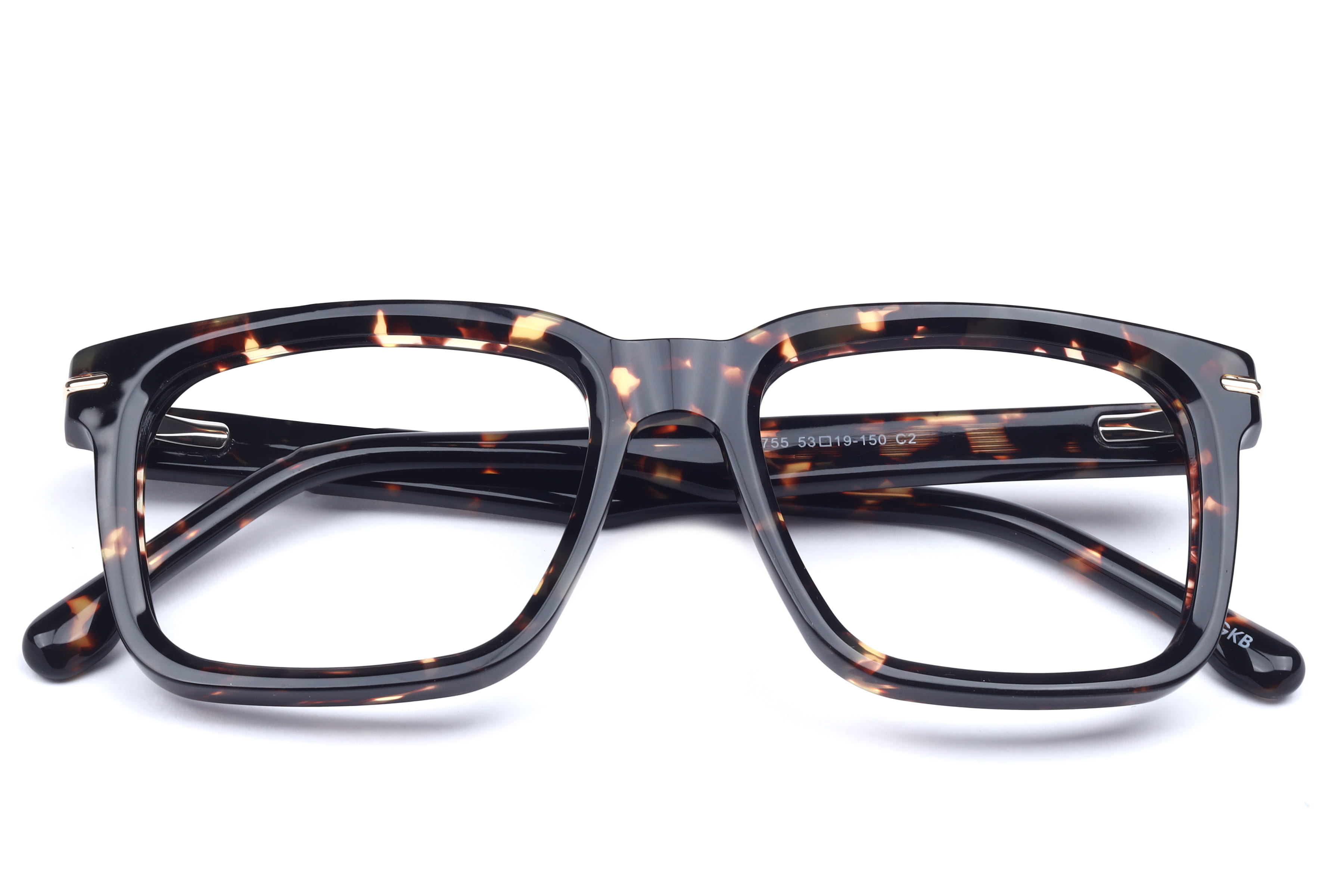 Inspira 9755 Frame Havana Male Full Shell Frame — Havana frame — view 4