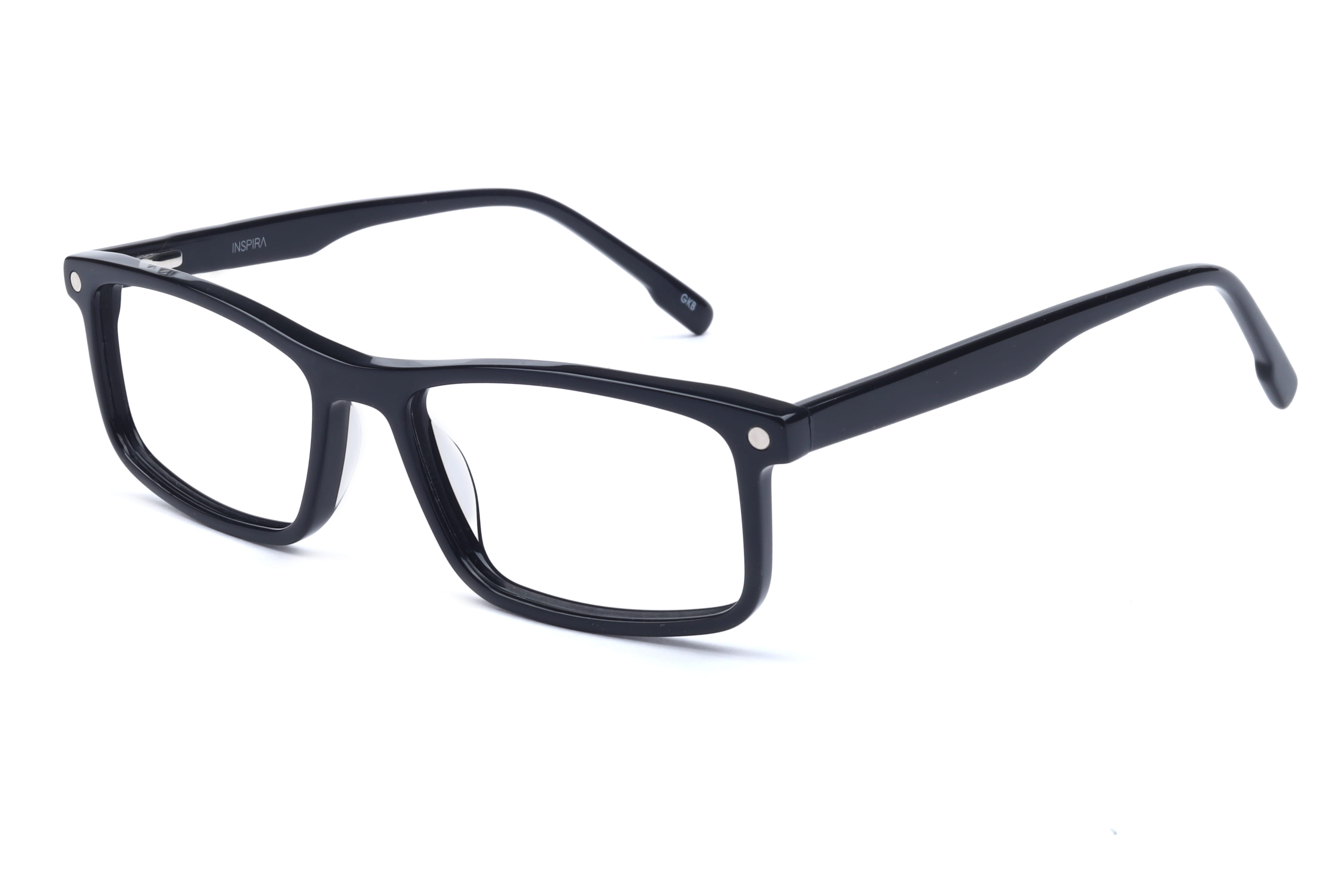Inspira F3042 Frame Black Unisex Full Shell Frame — Black frame — view 1