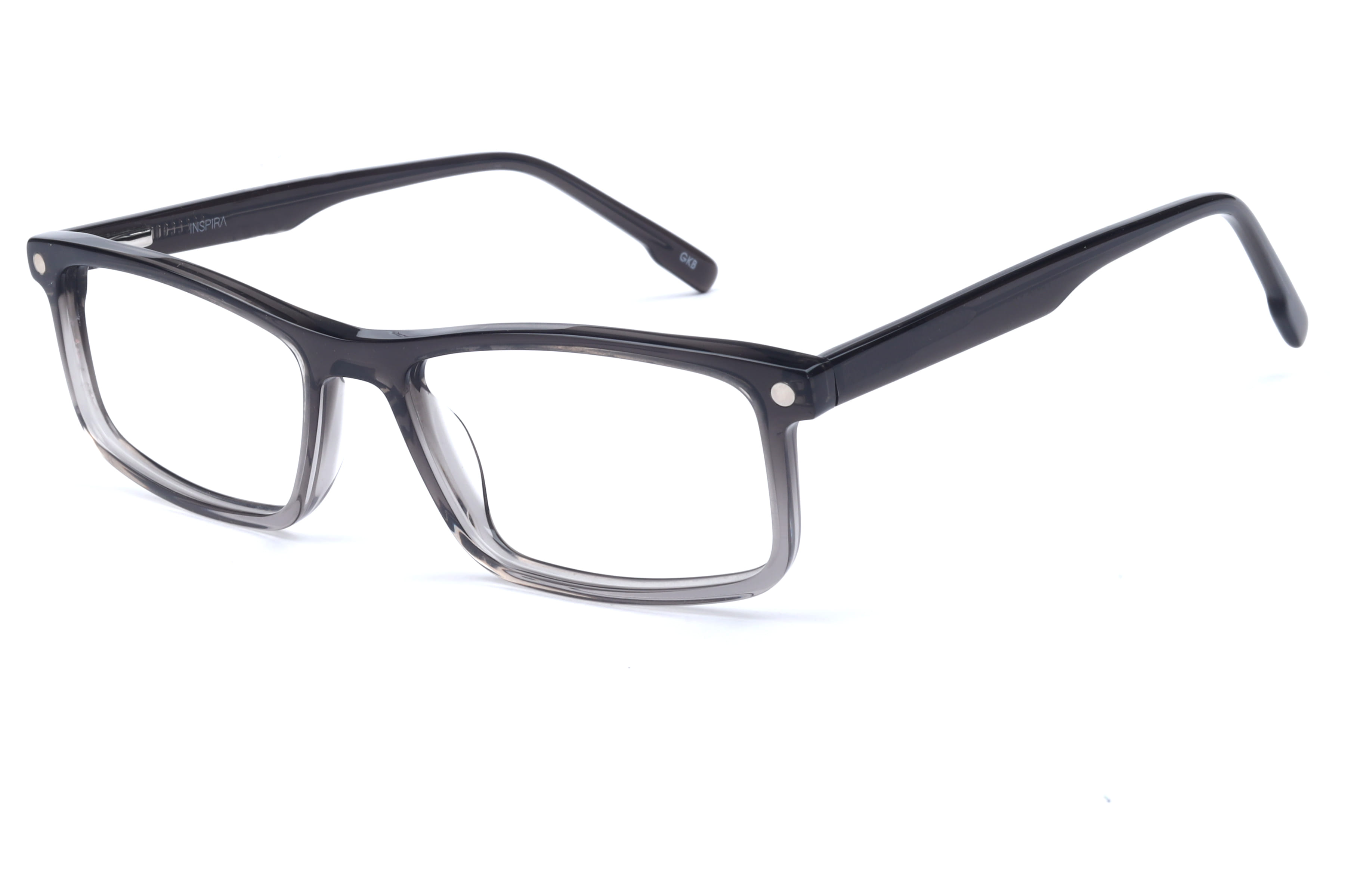 Inspira F3042 Frame Grey Unisex Full Shell Frame — Grey frame — view 1