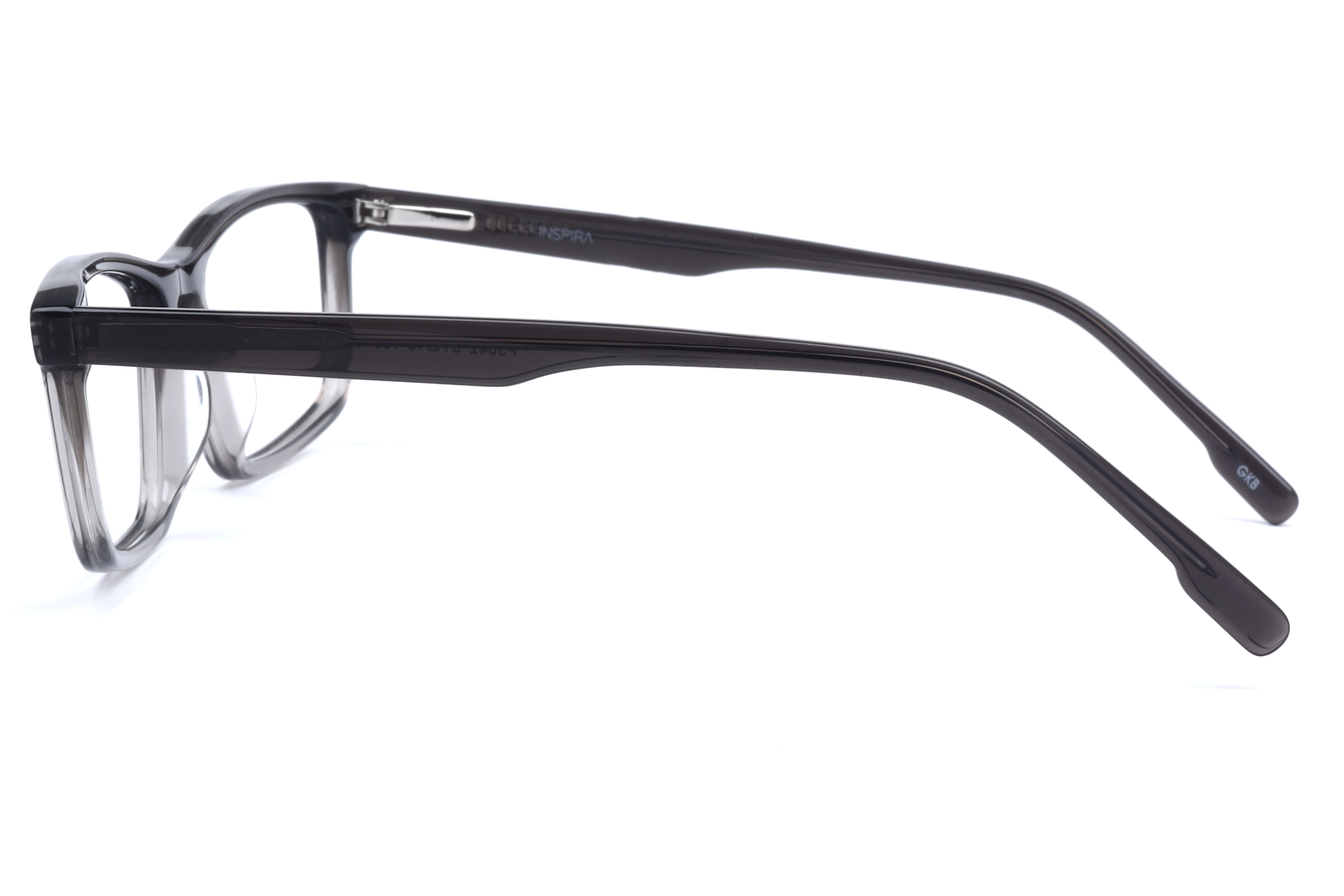 Inspira F3042 Frame Grey Unisex Full Shell Frame — Grey frame — view 3