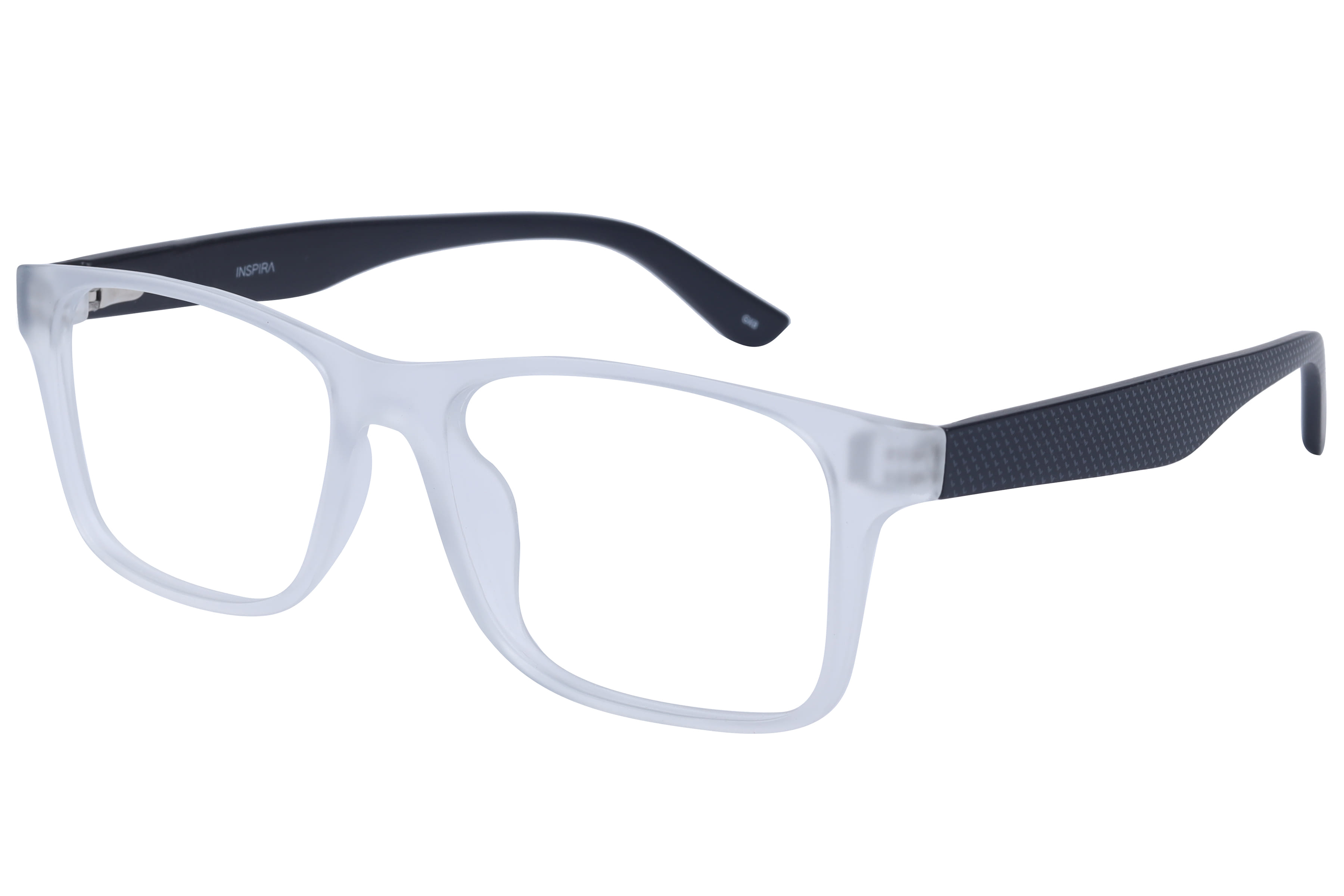 Inspira 4128 Frame Transparent Male Full Shell Frame — Transparent frame — view 1