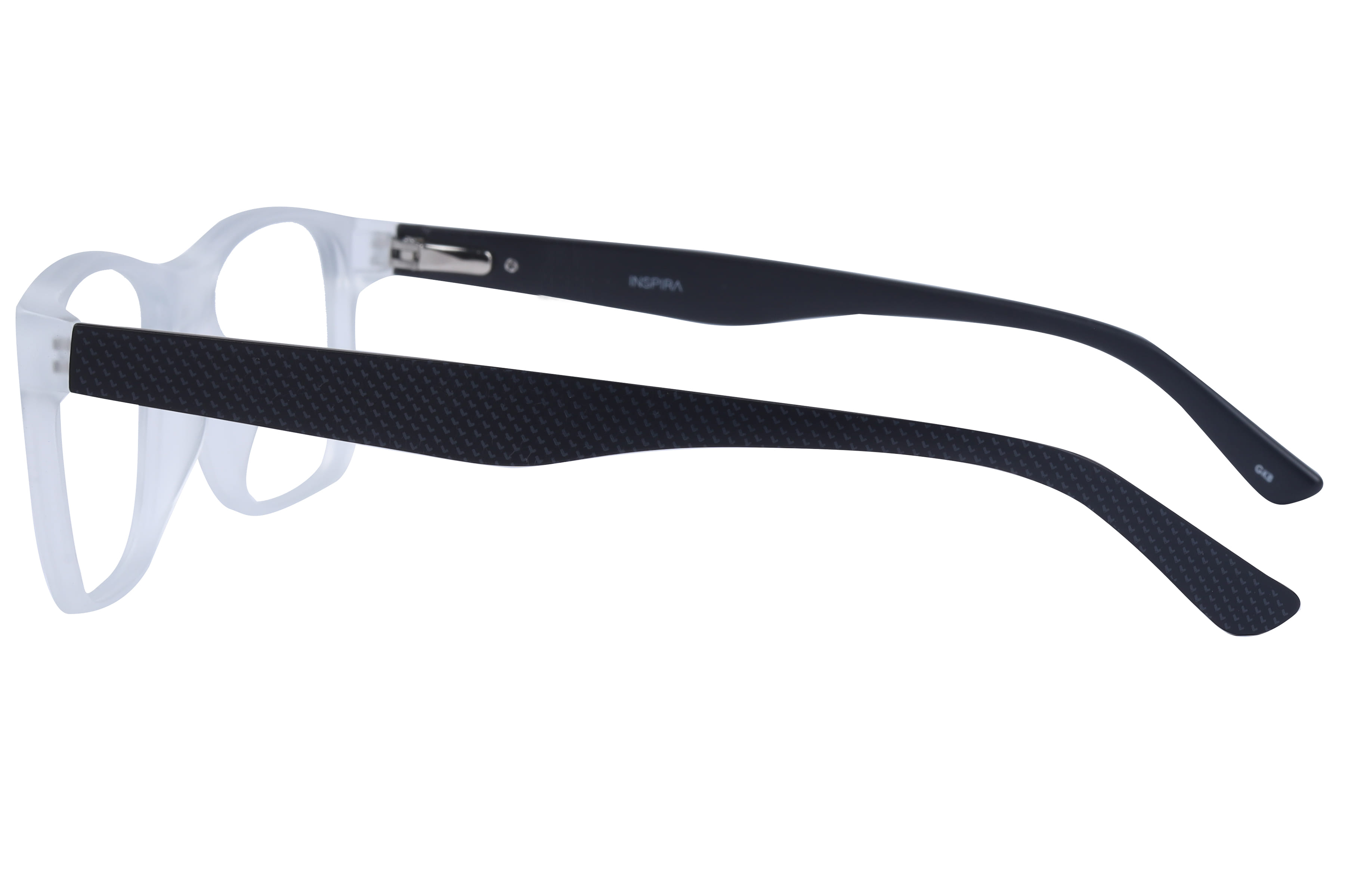 Inspira 4128 Frame Transparent Male Full Shell Frame — Transparent frame — view 3