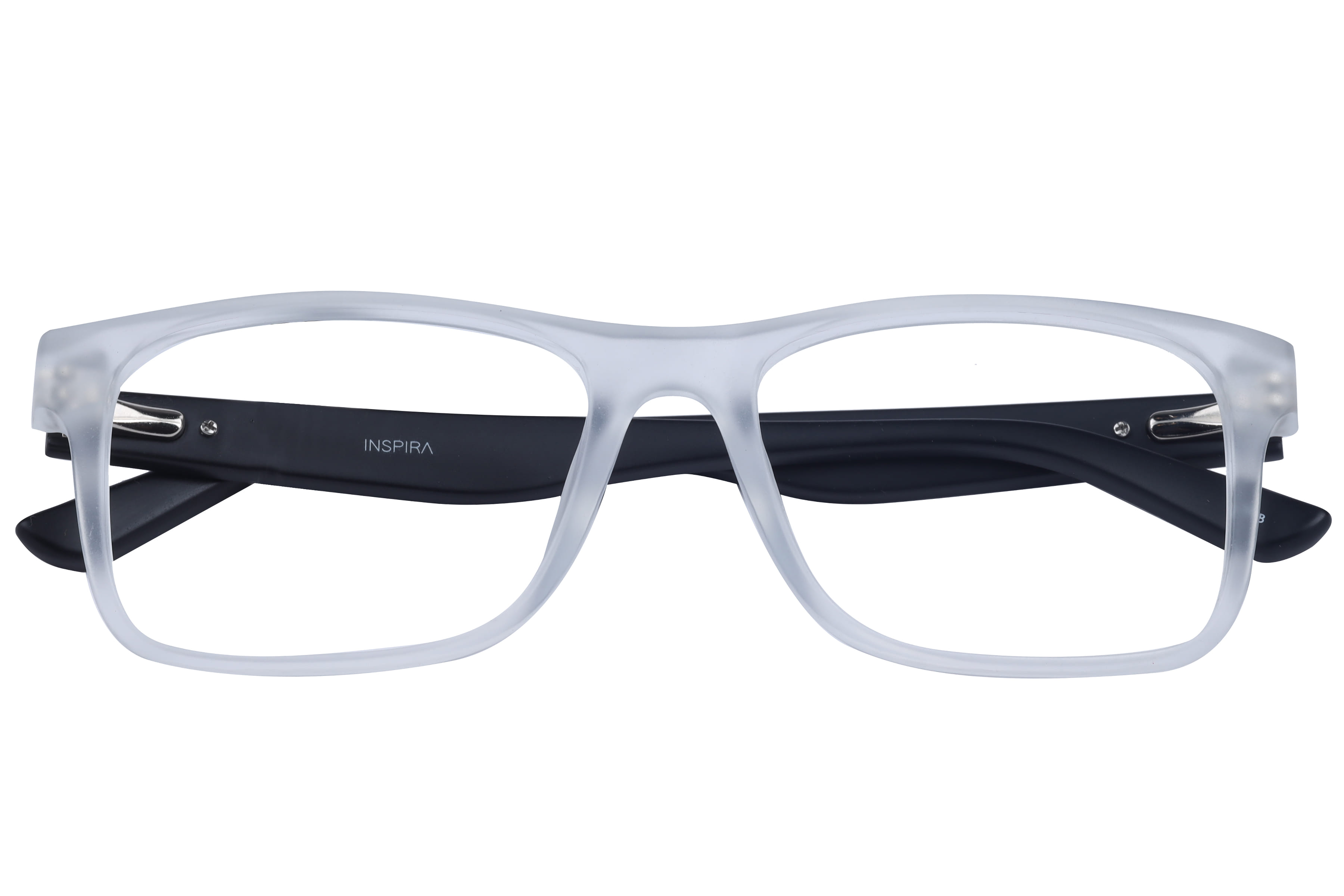 Inspira 4128 Frame Transparent Male Full Shell Frame — Transparent frame — view 4