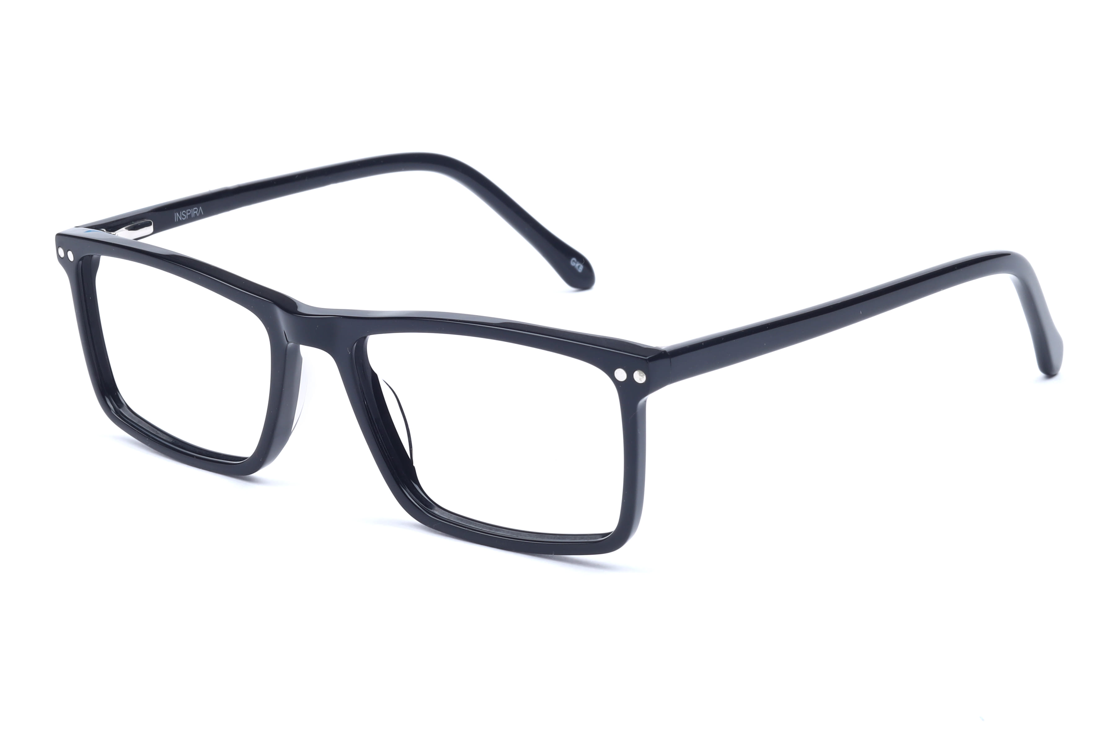 Inspira F3035 Frame Black Unisex Full Shell Frame — Black frame — view 1