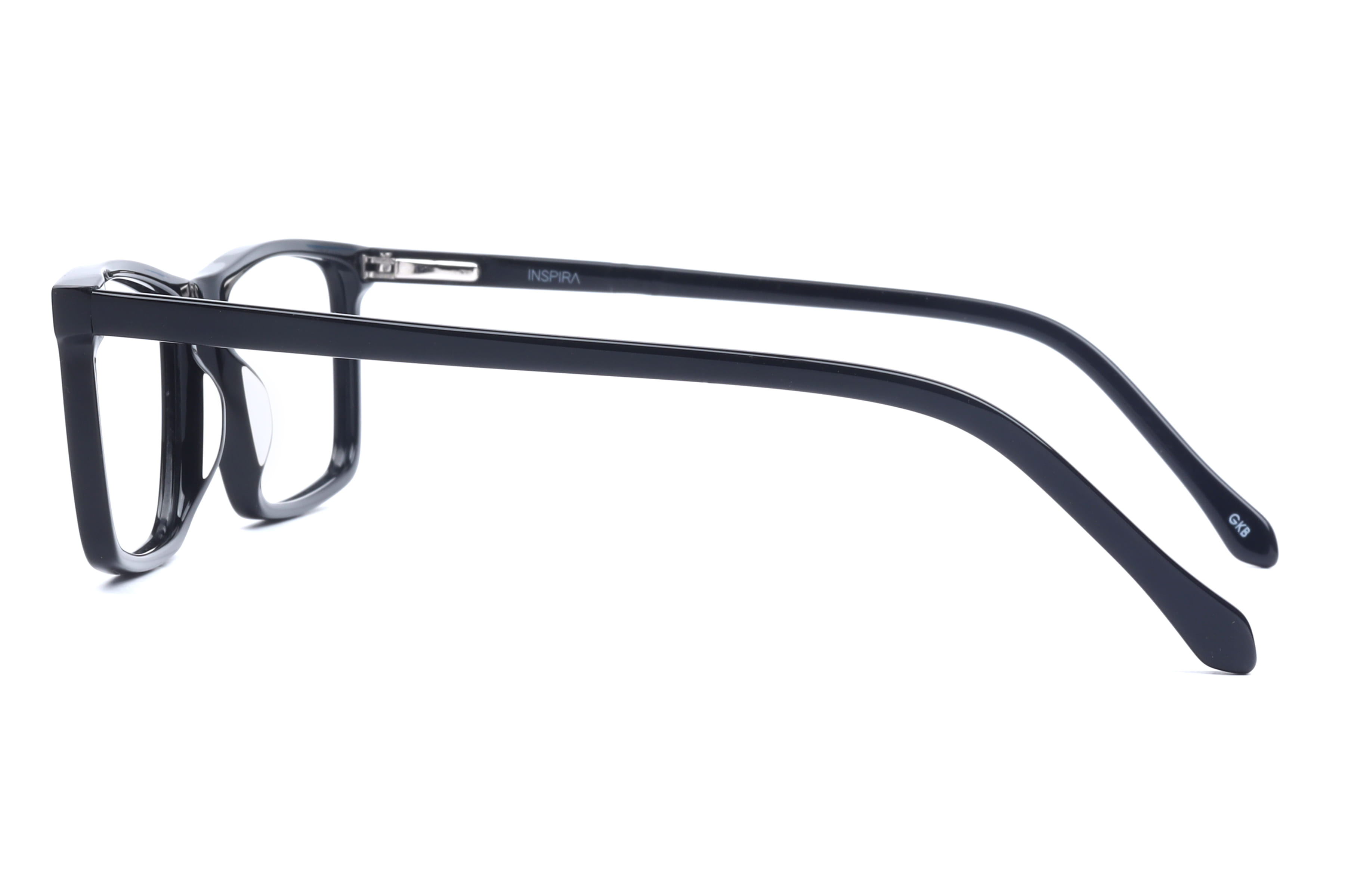 Inspira F3035 Frame Black Unisex Full Shell Frame — Black frame — view 3