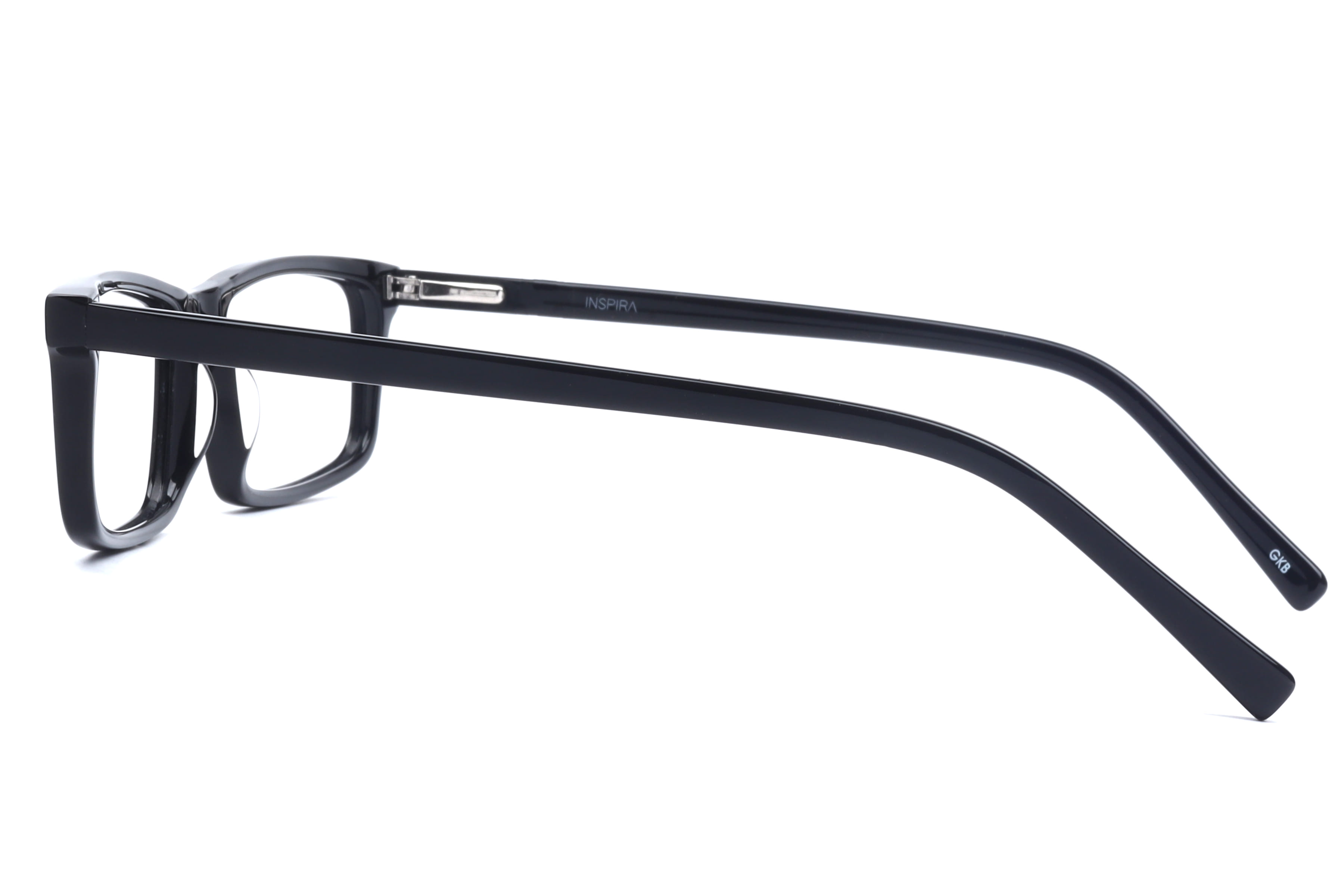 Inspira F3037 Frame Black Unisex Full Shell Frame — Black frame — view 3