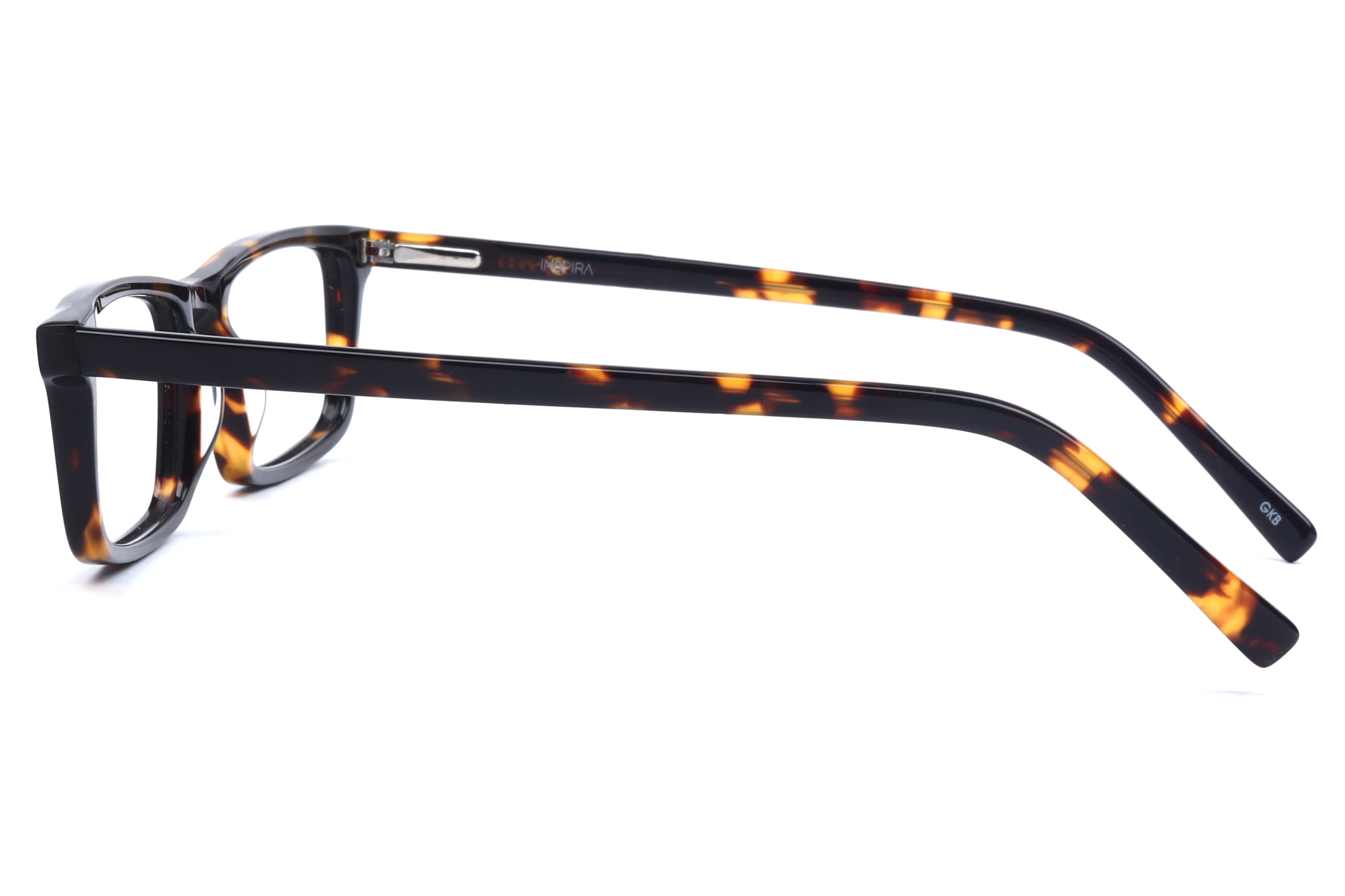 Inspira F3037 Frame Havana Unisex Full Shell Frame — Havana frame — view 3