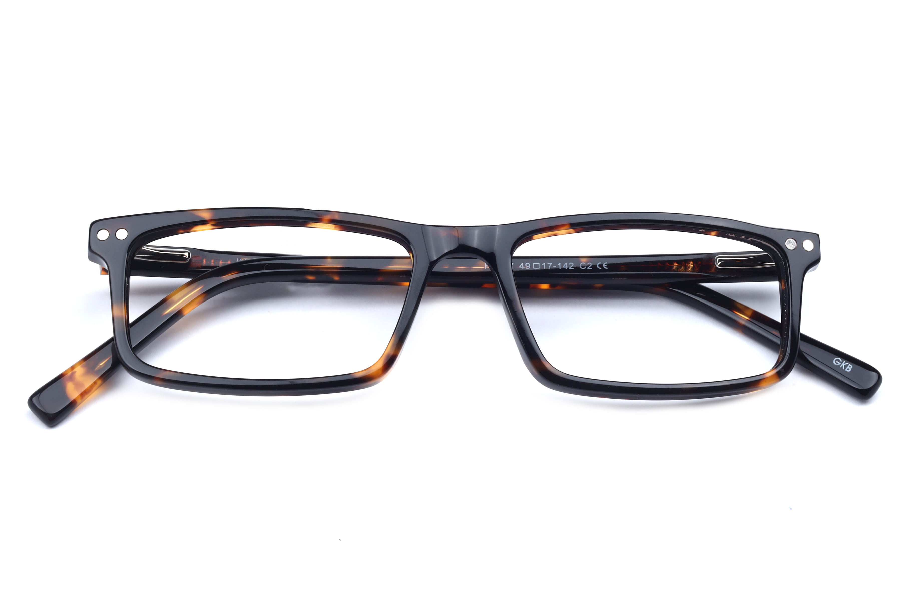 Inspira F3037 Frame Havana Unisex Full Shell Frame — Havana frame — view 4