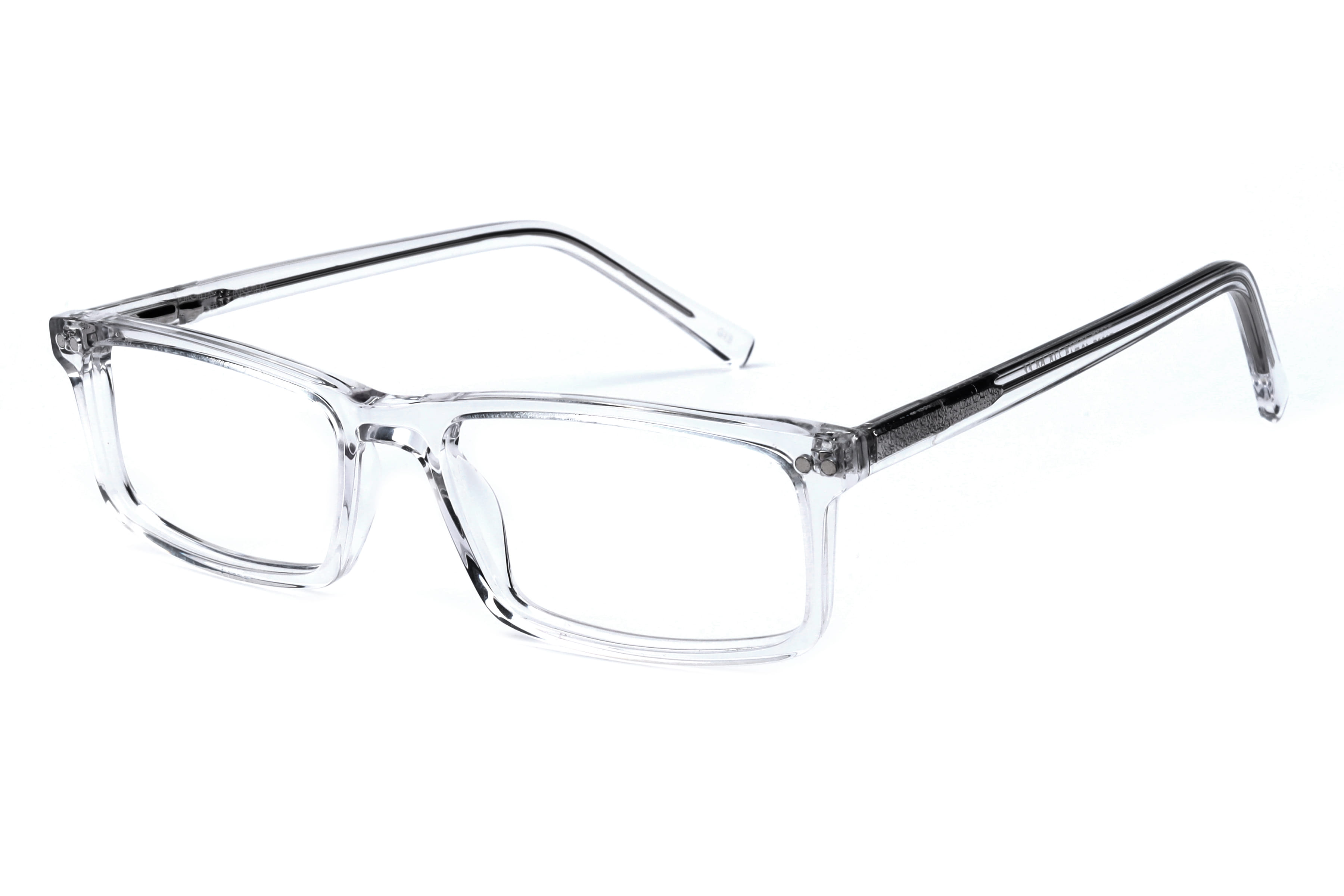 Inspira F3037 Frame Transparent Unisex Full Shell Frame — Transparent frame — view 1