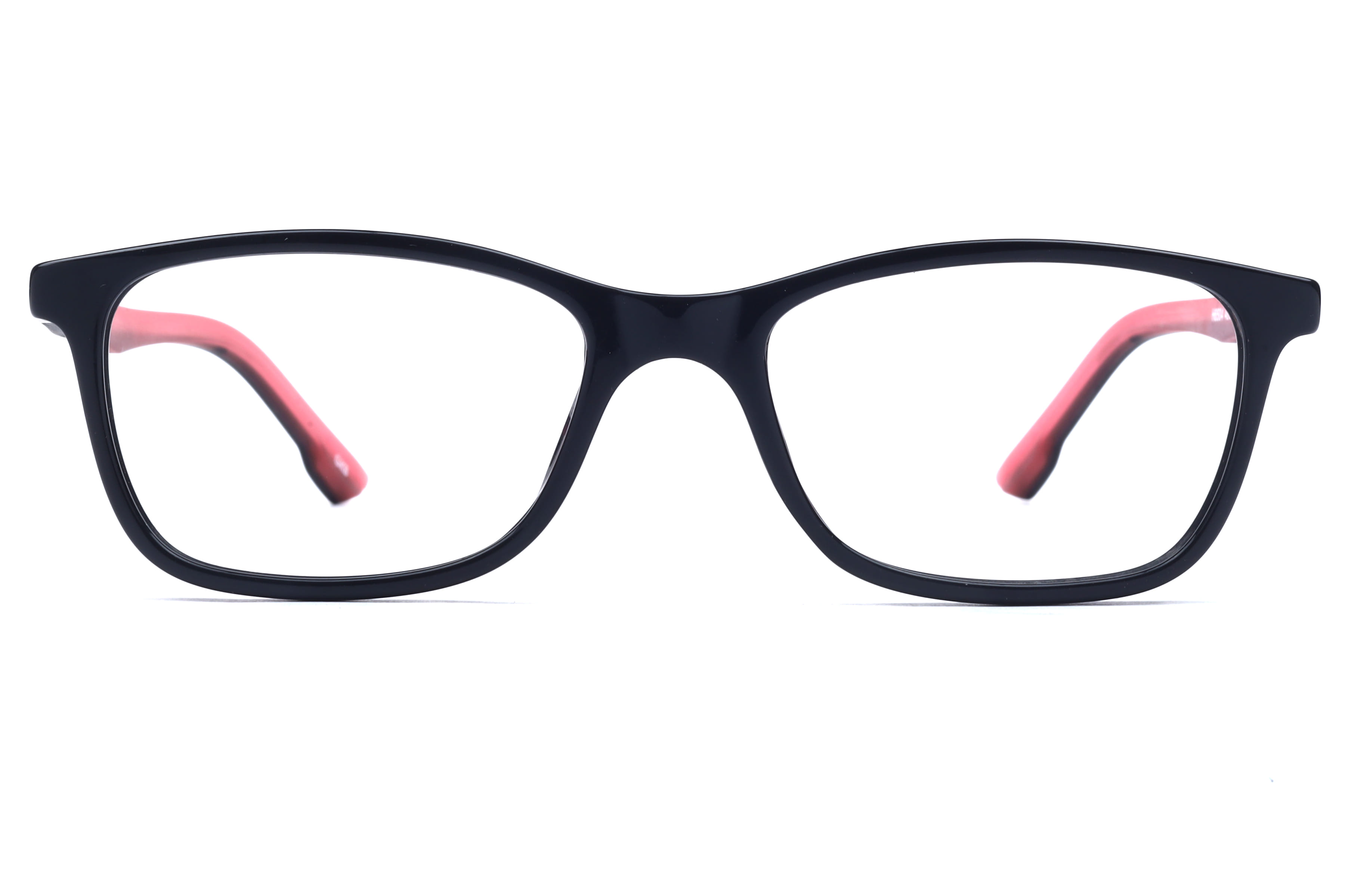 Inspira H6504 Frame Black Unisex Full Rubber — Black frame