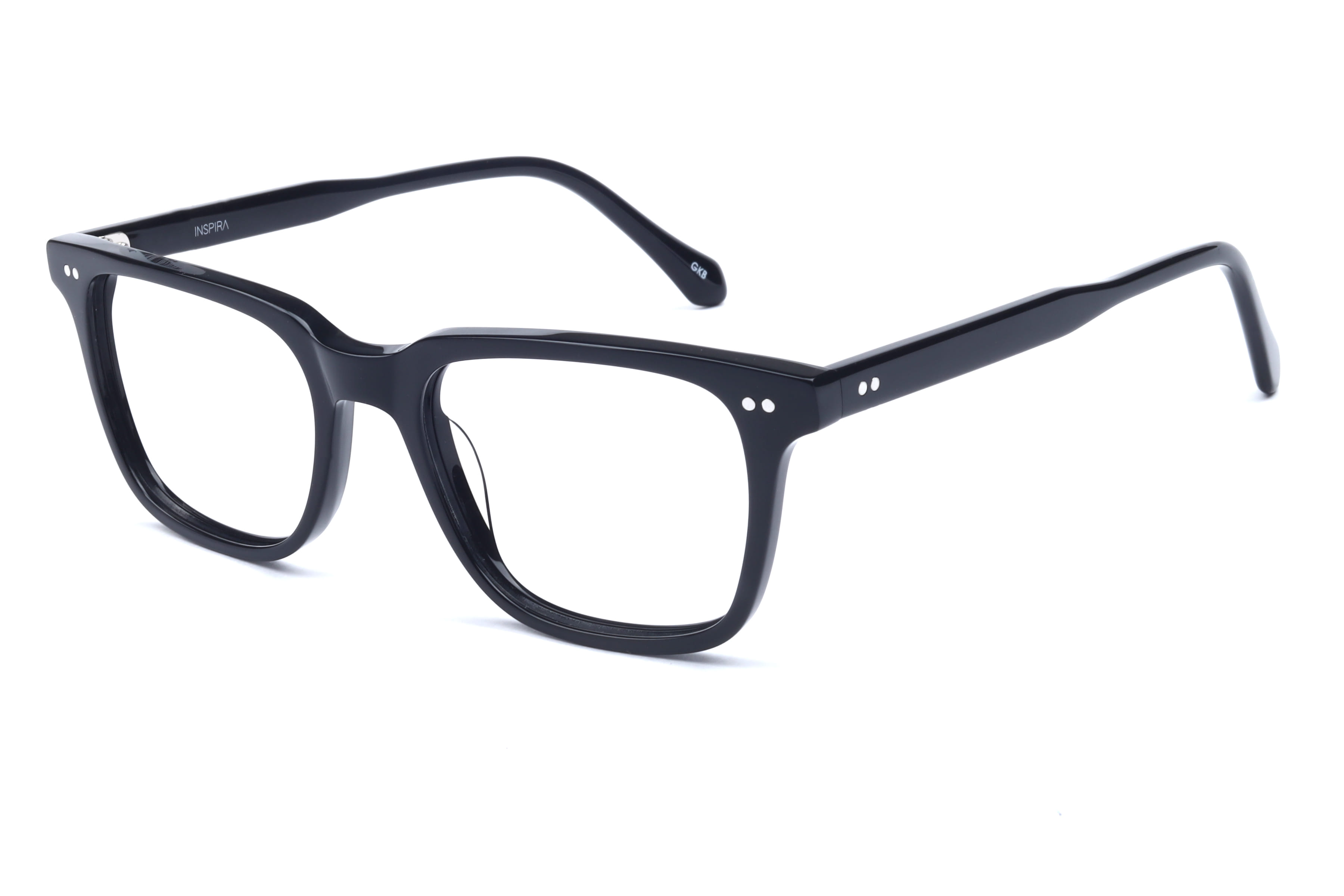 Inspira TA9307 Frame Black Male Full Shell Frame — Black frame — view 1