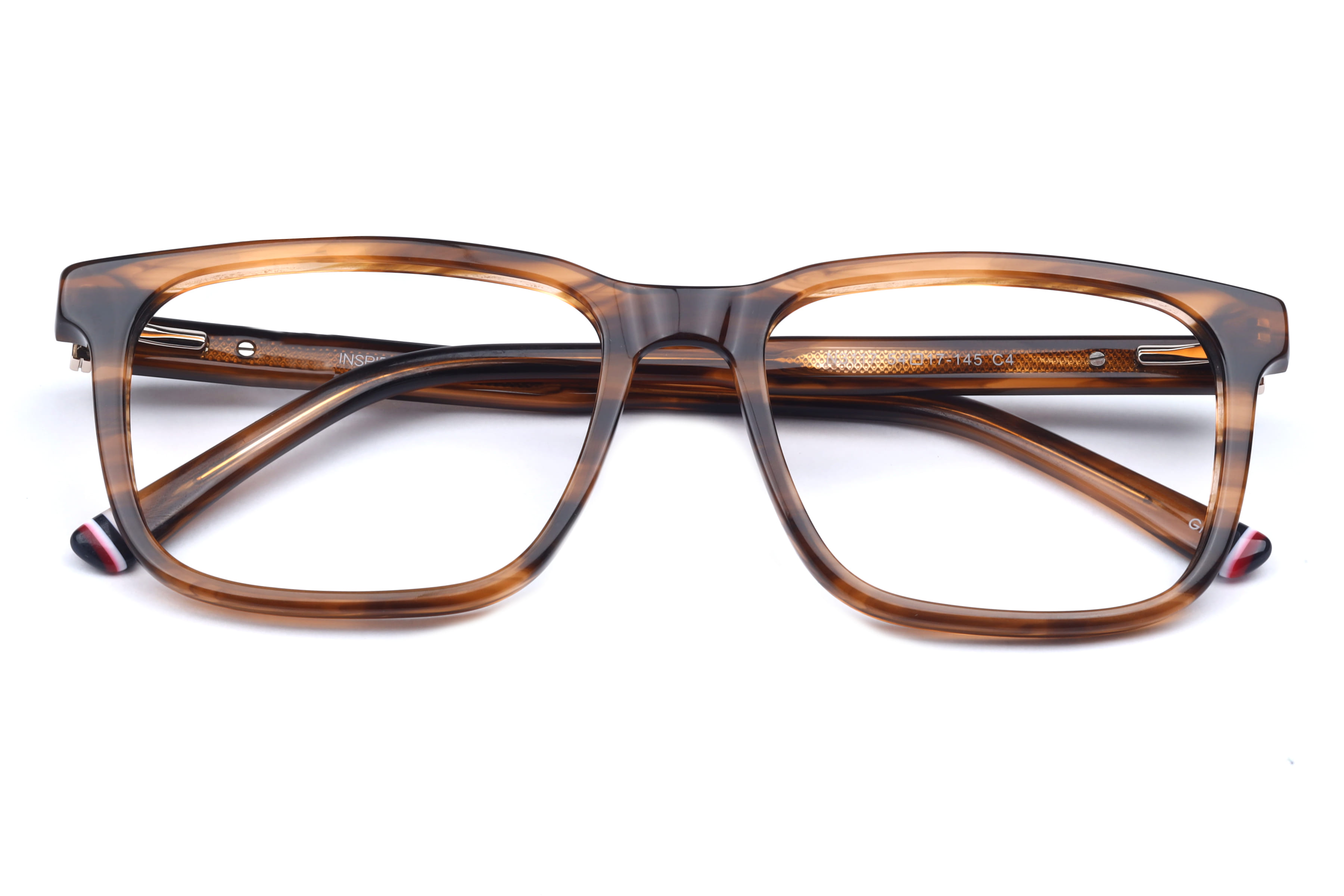 Inspira N3117 Frame Havana Male Full Shell Frame — Havana frame — view 4