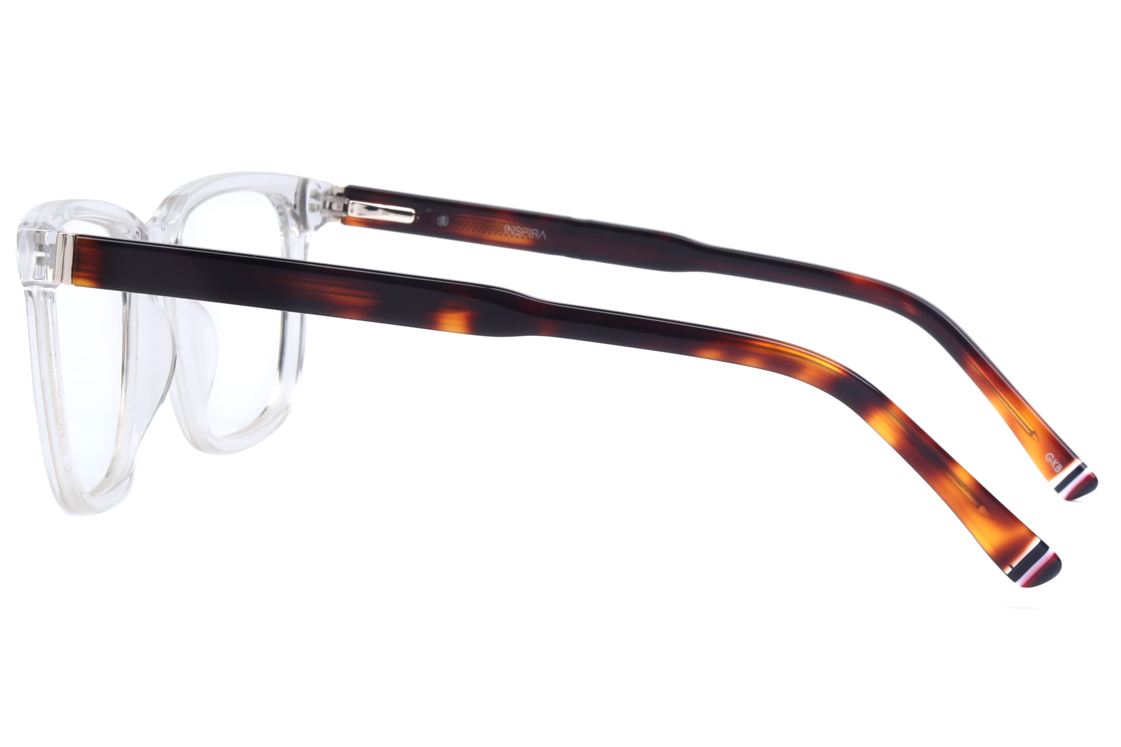 Inspira N3117 Frame Transparent Male Full Shell Frame — Transparent frame — view 3